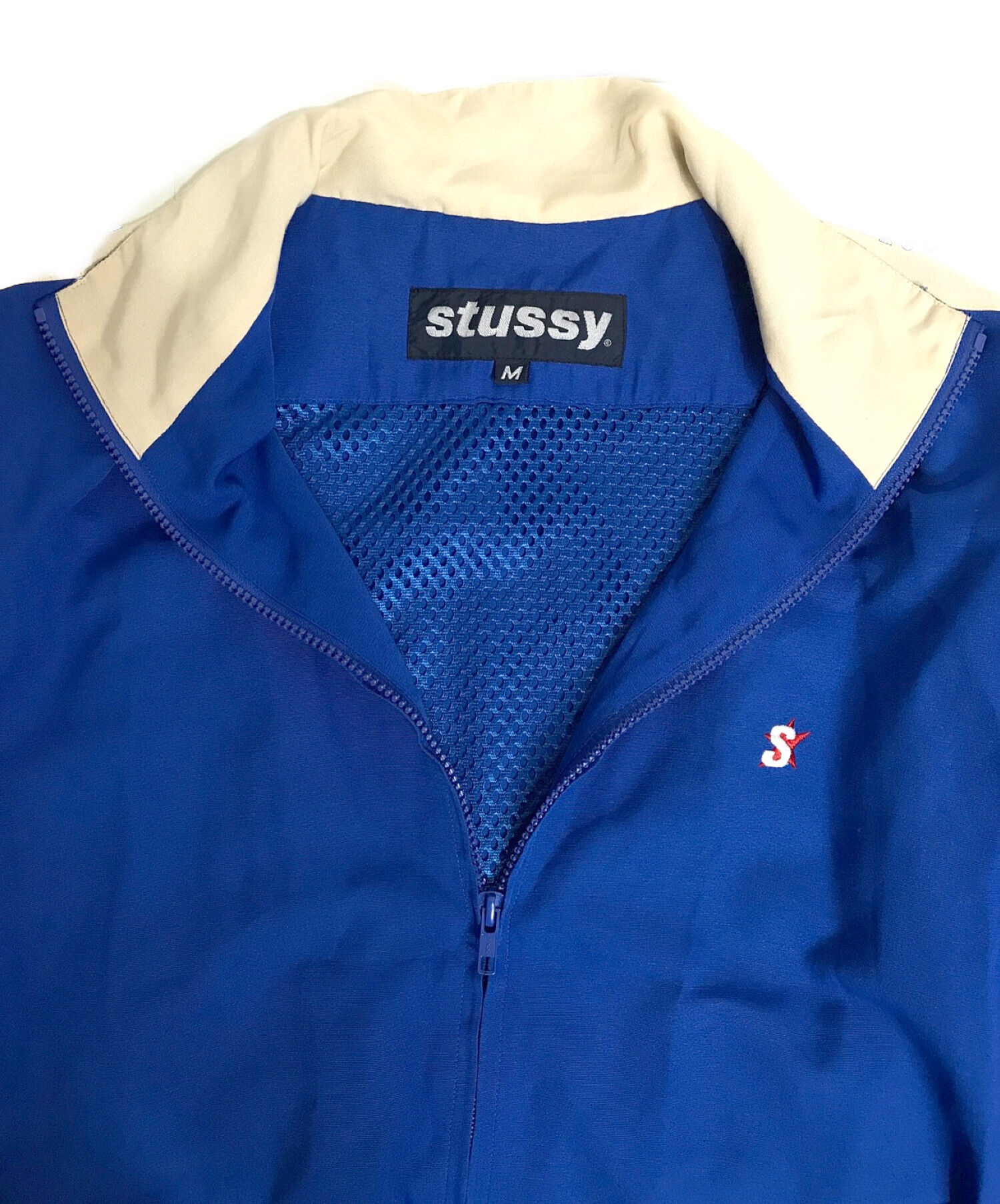 stussy (ステューシー) 90sハイネックトラックジャケット ブルー サイズ:M