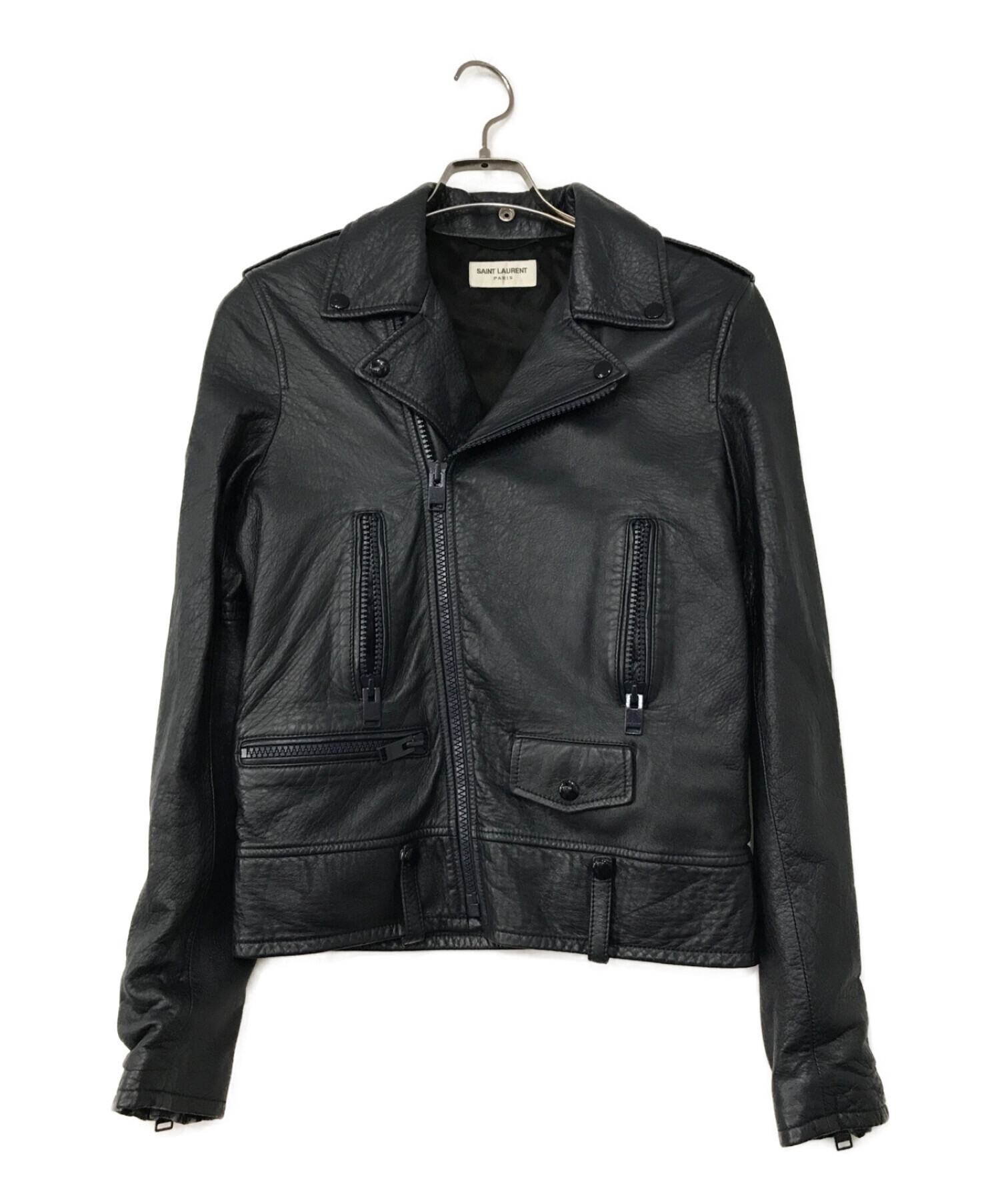 Saint Laurent Paris ライダース 42(XS位) 黒 - ライダース