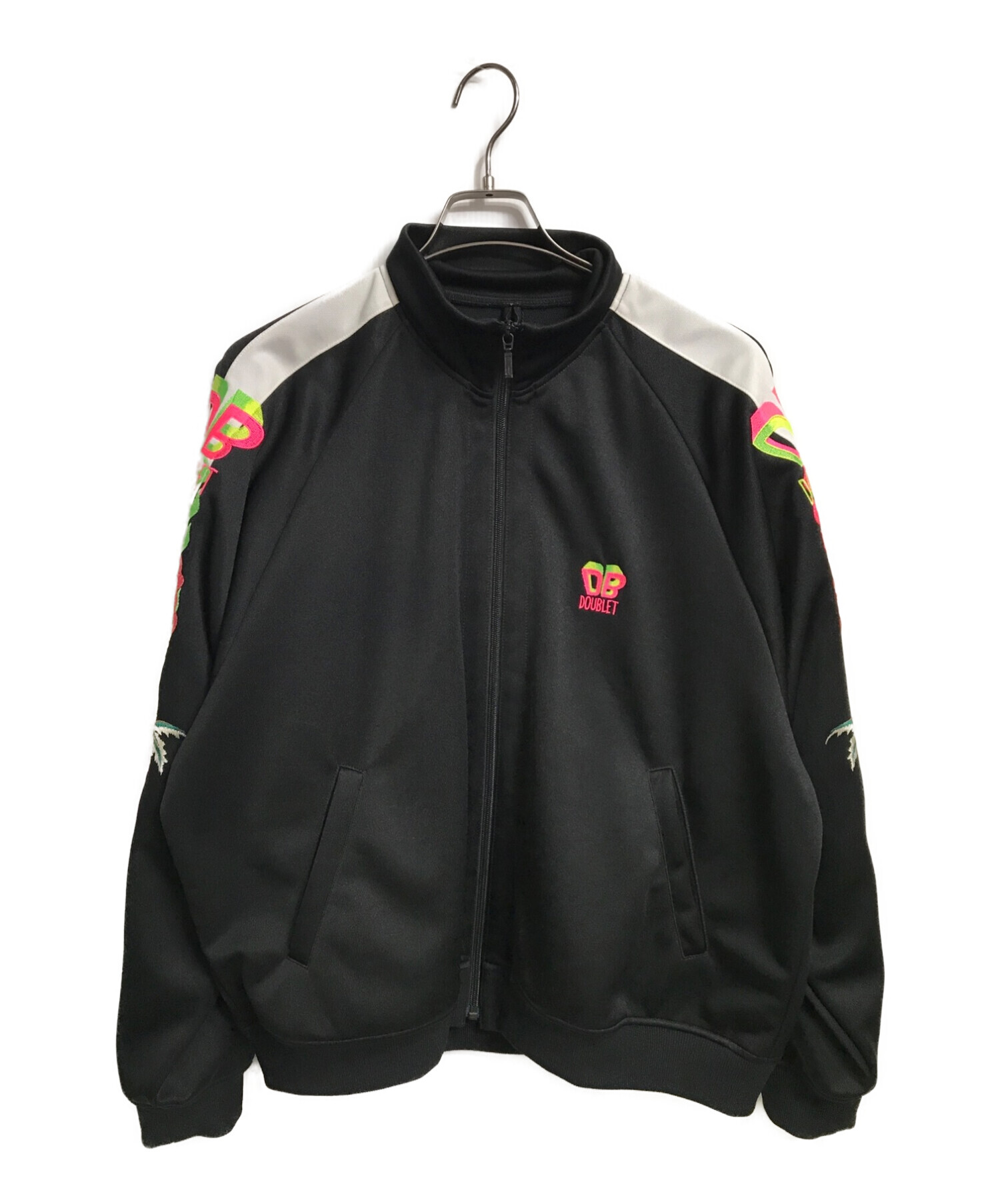 doublet (ダブレット) CHAOS EMBROIDERY TRACK JACKET ブラック サイズ:M
