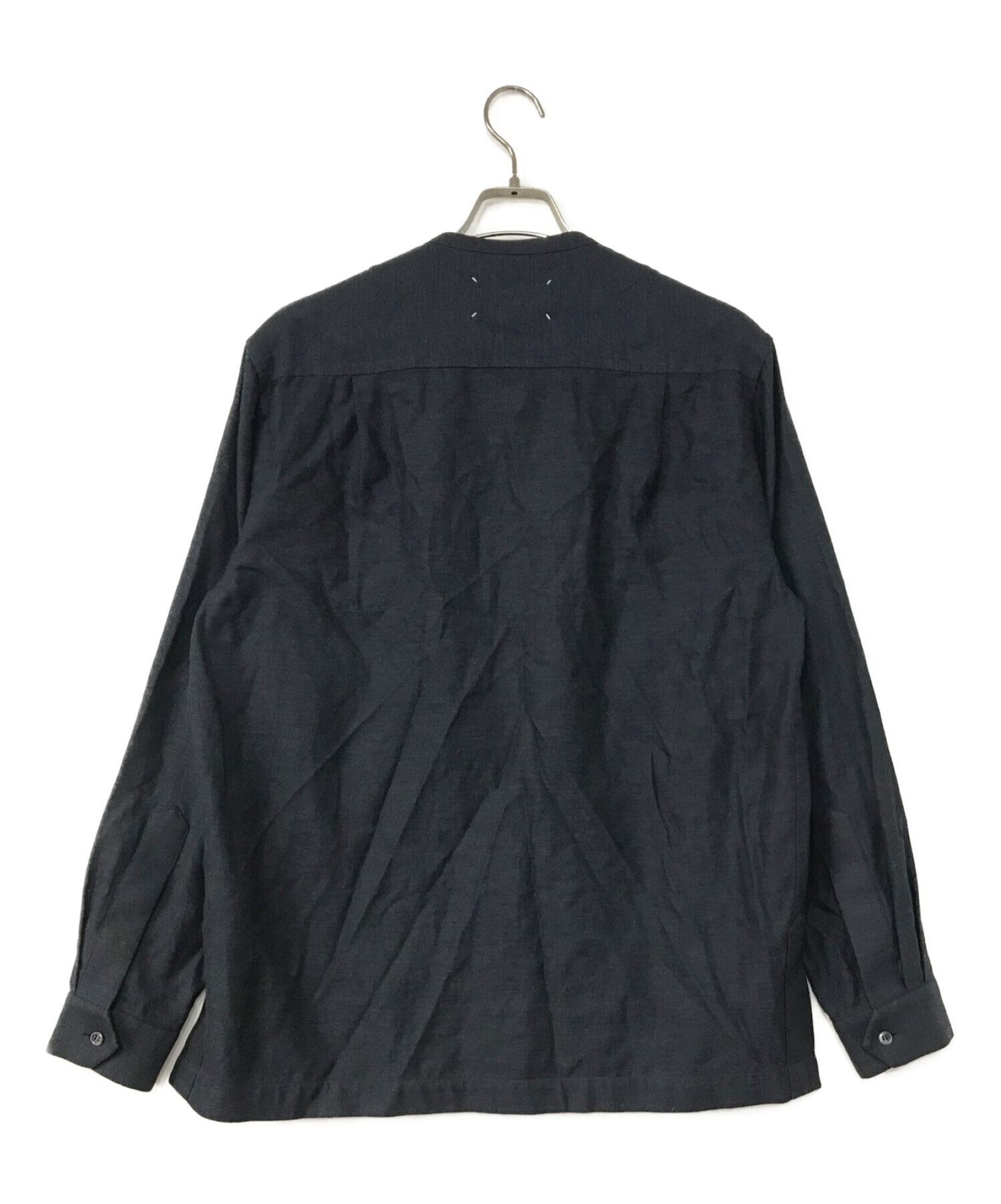 Maison Margiela (メゾンマルジェラ) open shirt jacket ネイビー サイズ:38