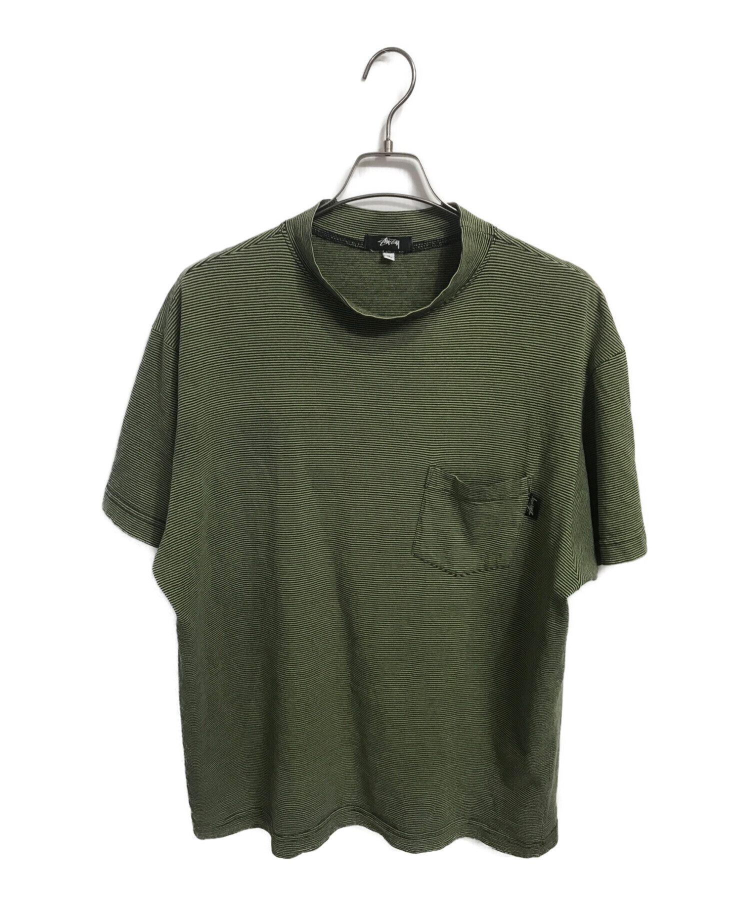 中古・古着通販】stussy (ステューシー) ボーダーポケットT