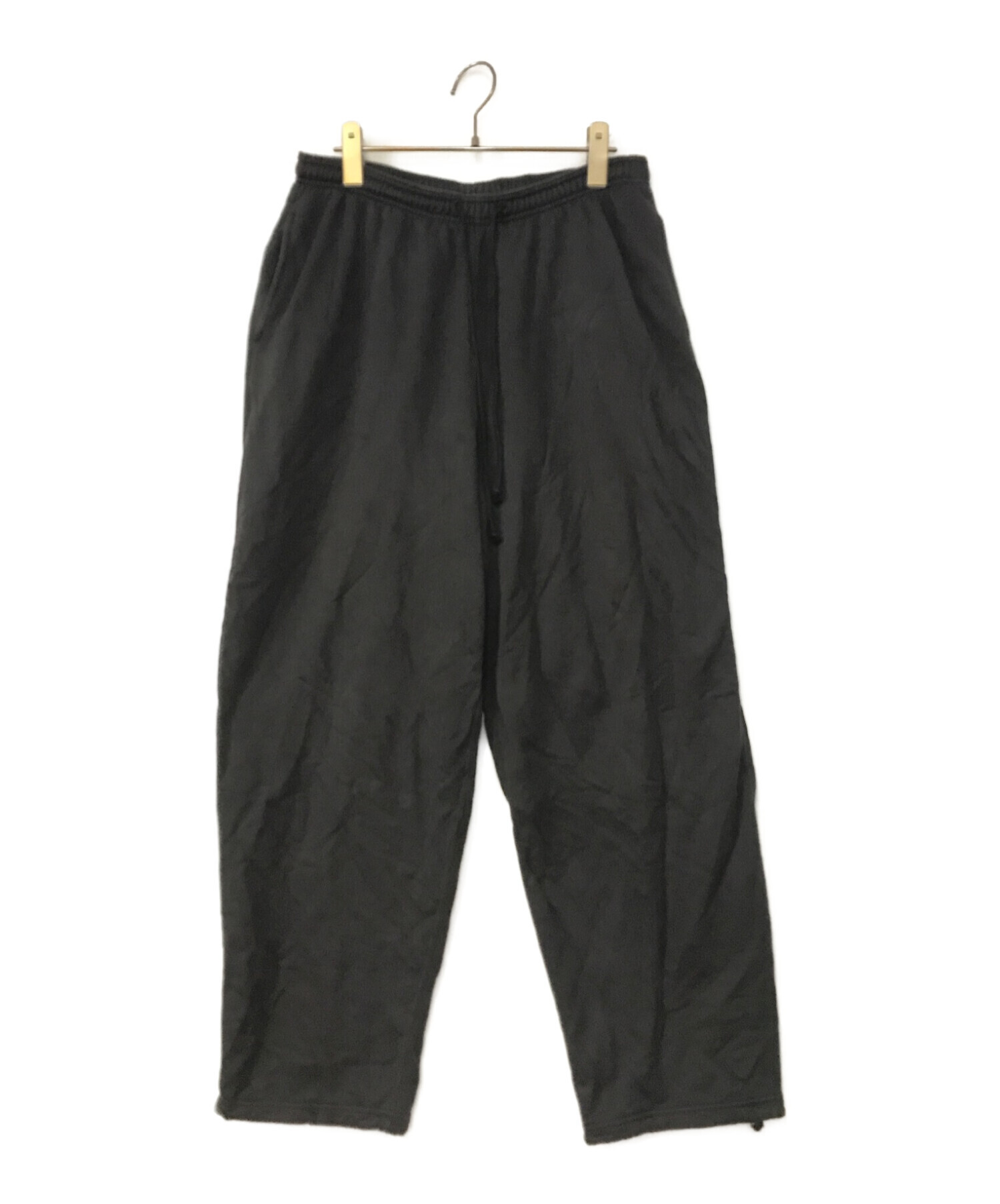 MARKA (マーカ) GYM PANTS - 40/2 RECYCLE SUVIN ORGANIC COTTON KNIT ブラック サイズ:2