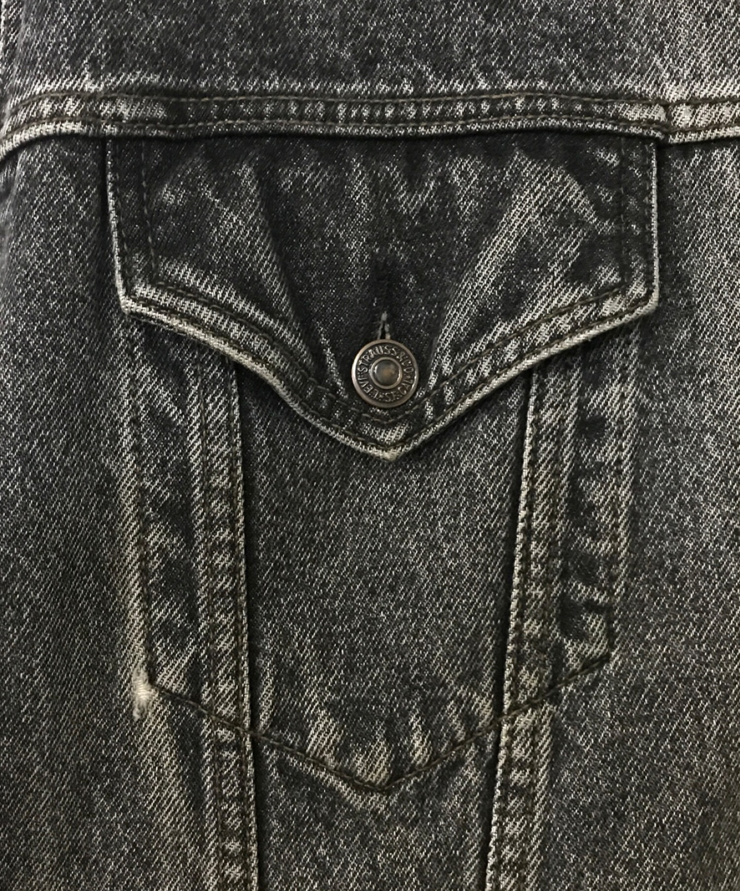 中古・古着通販】LEVI'S (リーバイス) 70503デニムジャケット ブラック