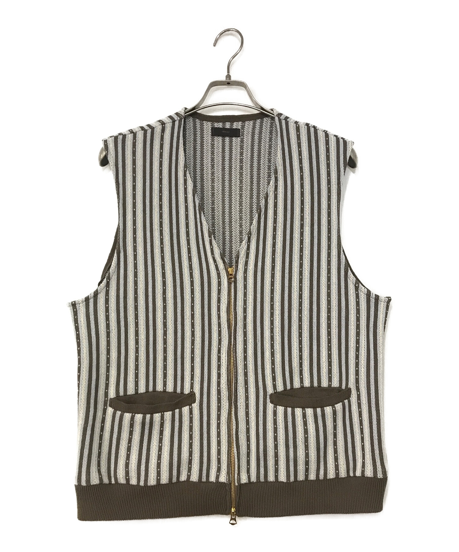 中古・古着通販】STEAF. (スティーフ) ZAJA PATTERN KNIT VEST マルチ