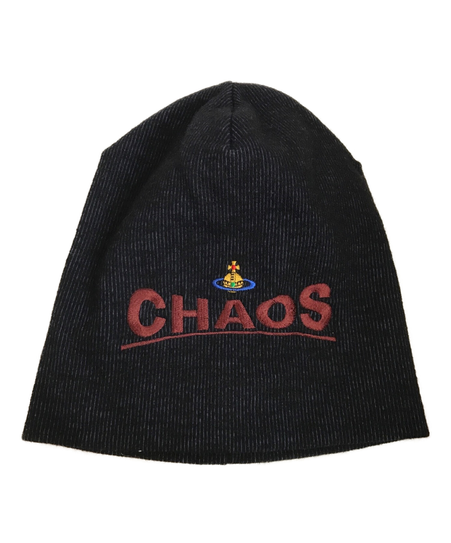 Vivienne Westwood (ヴィヴィアンウエストウッド) CHAOS Beanie Knit Cap ネイビー サイズ:-