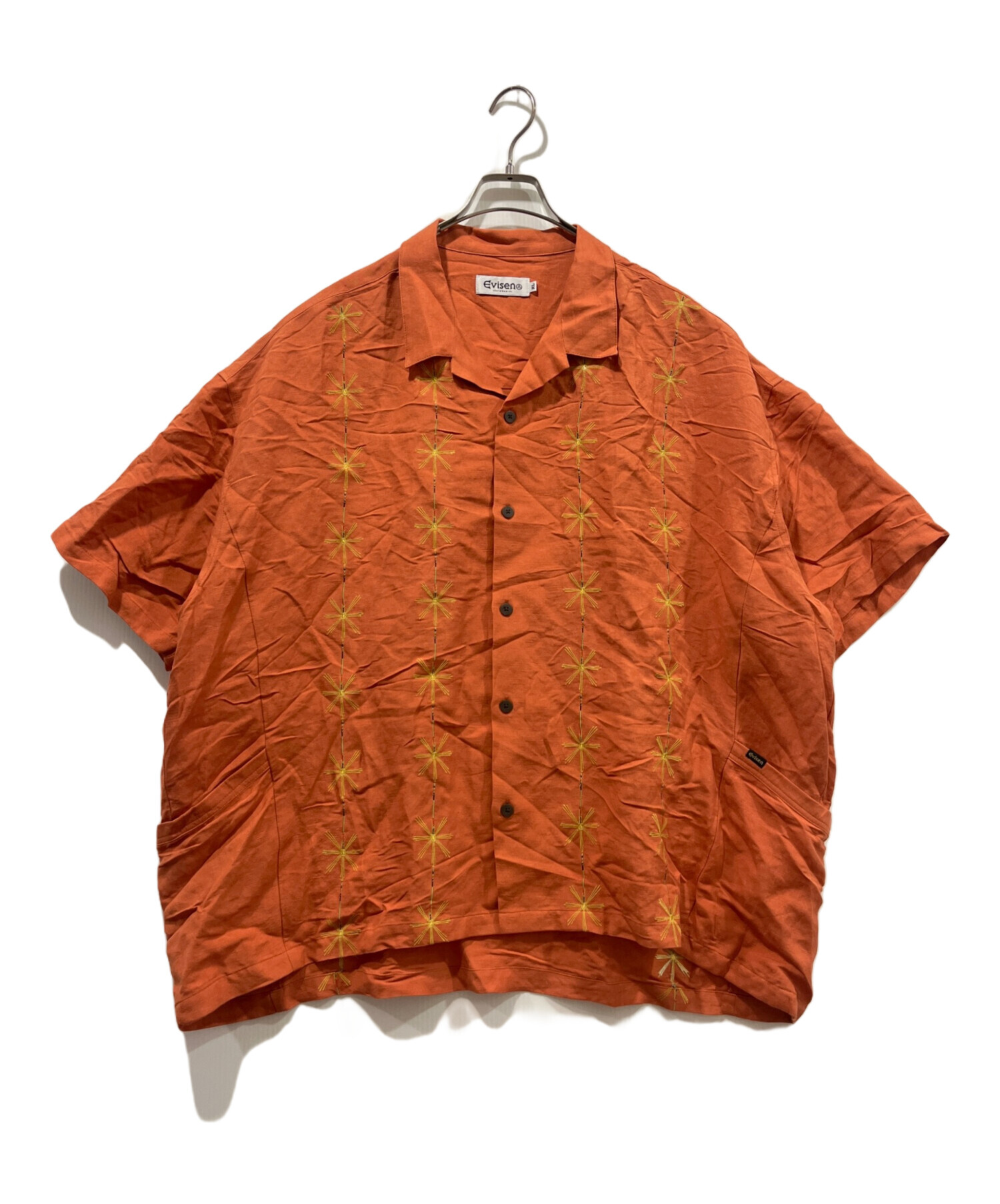 中古・古着通販】EVISEN (エビセン) FIREWORKS SHIRT オレンジ サイズ:XL｜ブランド・古着通販 トレファク公式【TREFAC  FASHION】スマホサイト