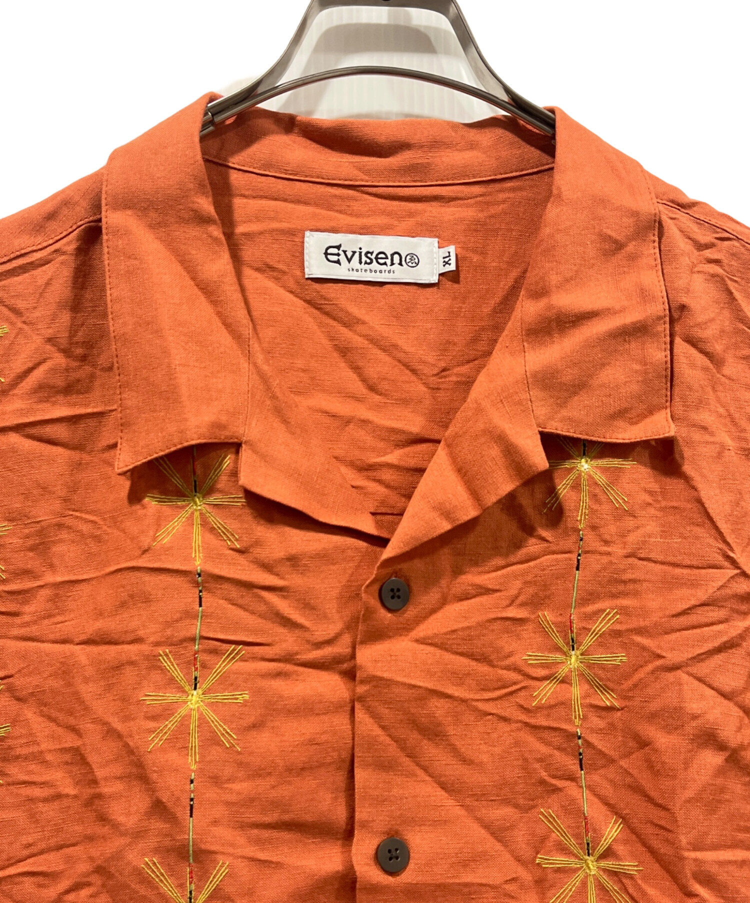 中古・古着通販】EVISEN (エビセン) FIREWORKS SHIRT オレンジ サイズ:XL｜ブランド・古着通販 トレファク公式【TREFAC  FASHION】スマホサイト