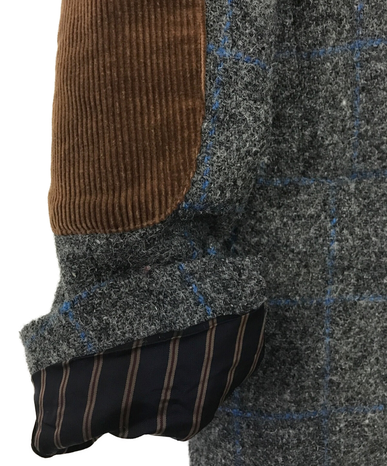 Harris Tweed (ハリスツイード) URBAN RESEARCH (アーバンリサーチ) テーラードジャケット グレー サイズ:L