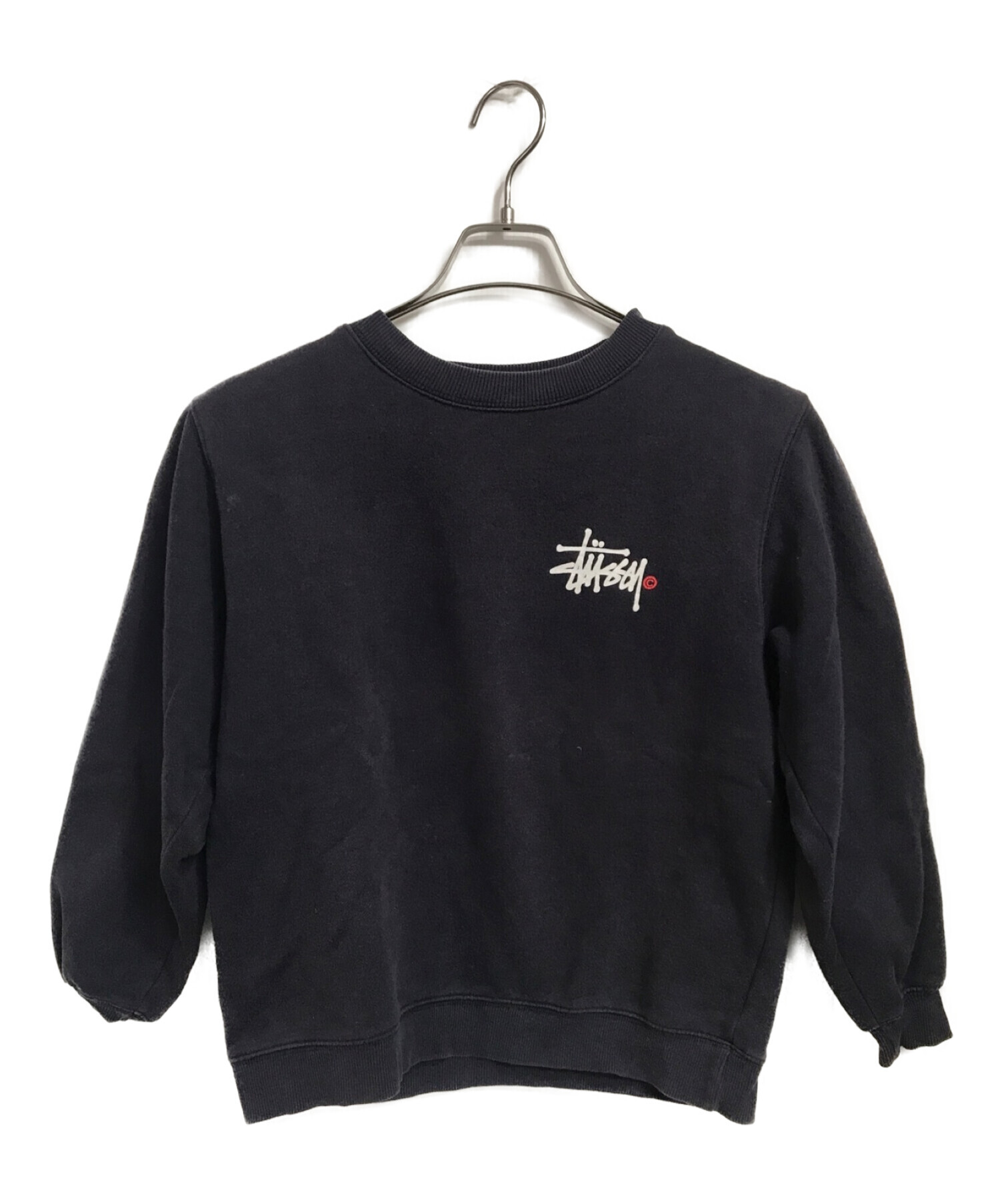 stussy (ステューシー) プリントスウェット ネイビー サイズ:XS