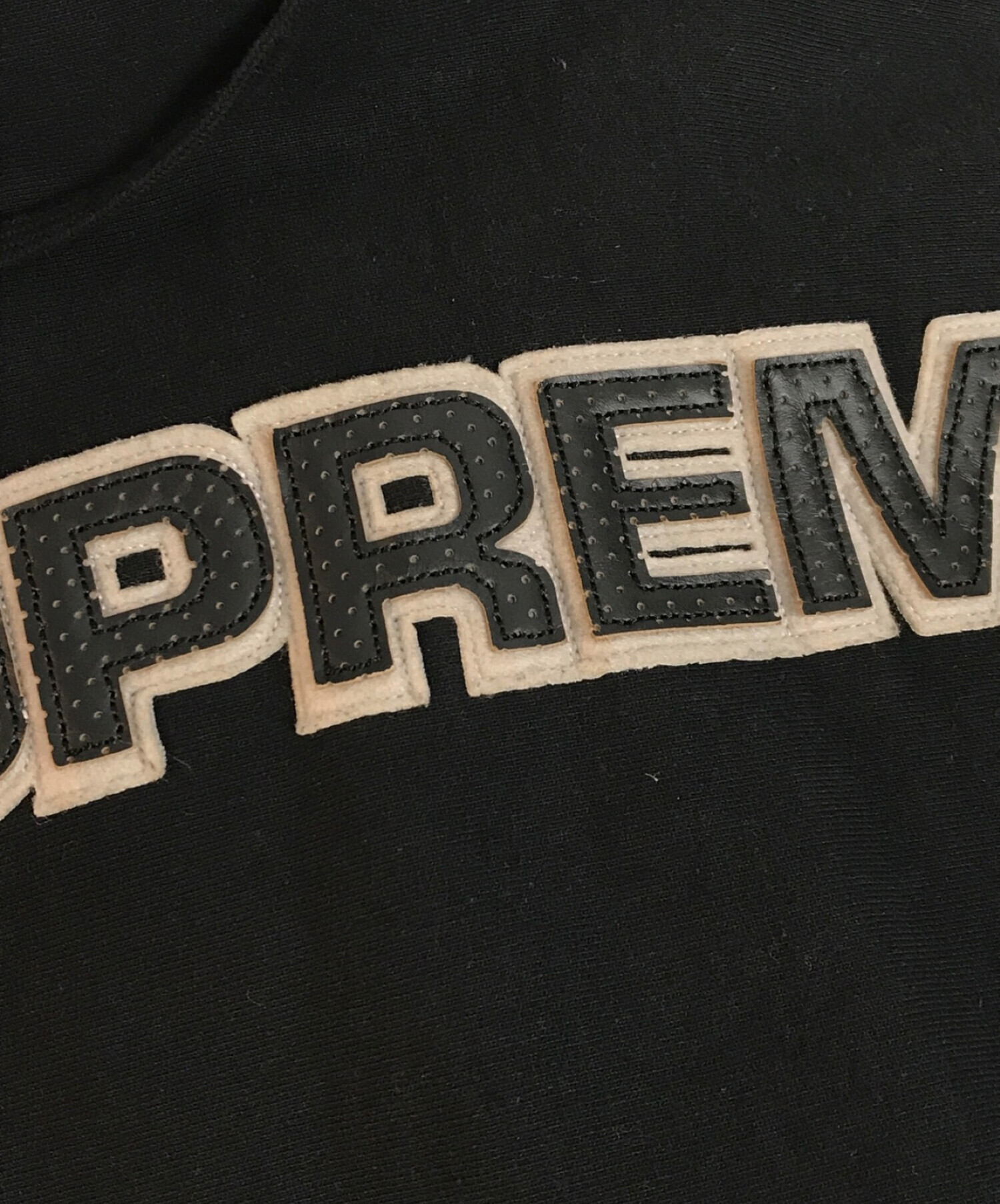 中古・古着通販】SUPREME (シュプリーム) Perforated Leather Hooded