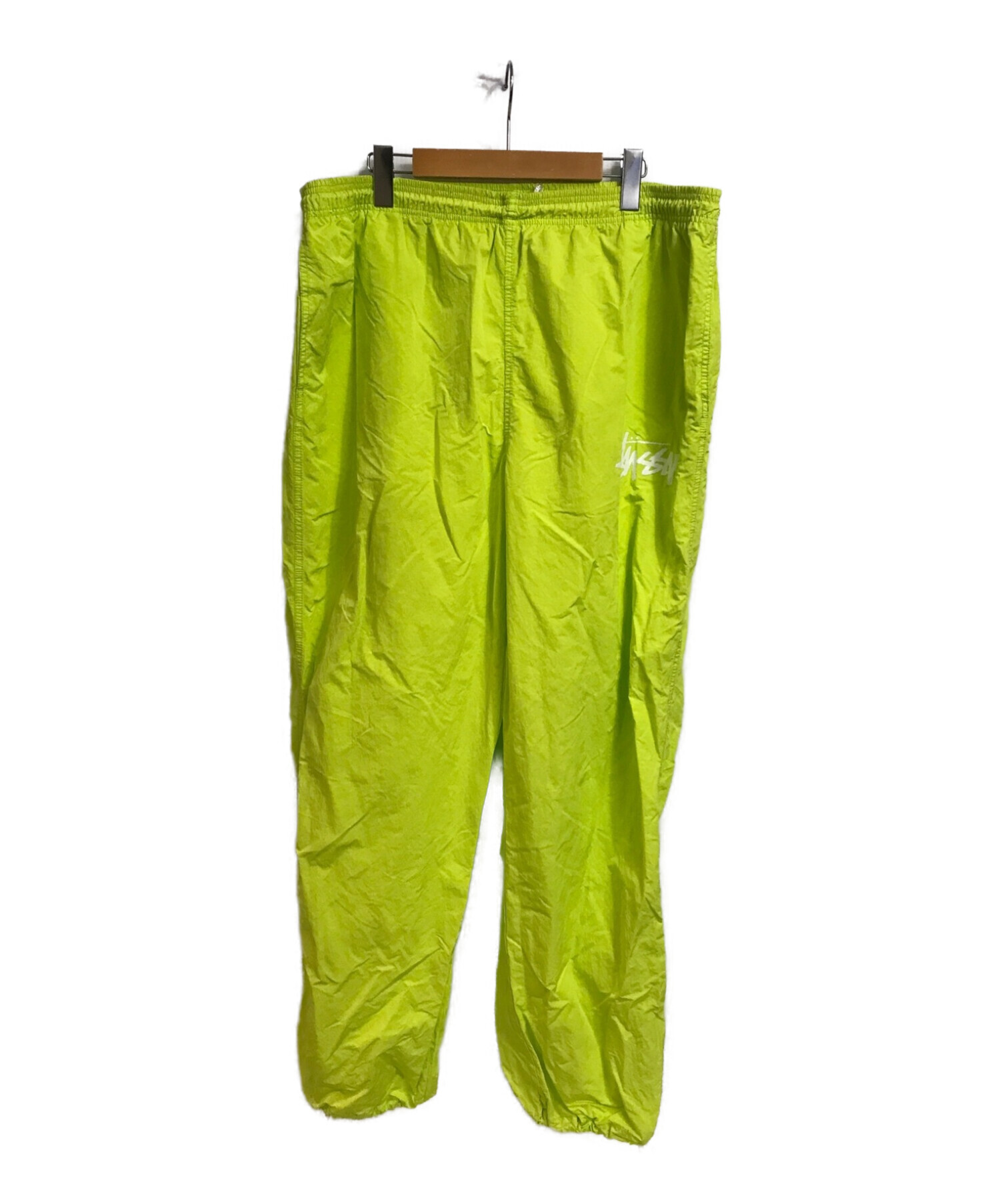 NIKE (ナイキ) stussy (ステューシー) Beach Pants Bright Cactus イエロー サイズ:XL