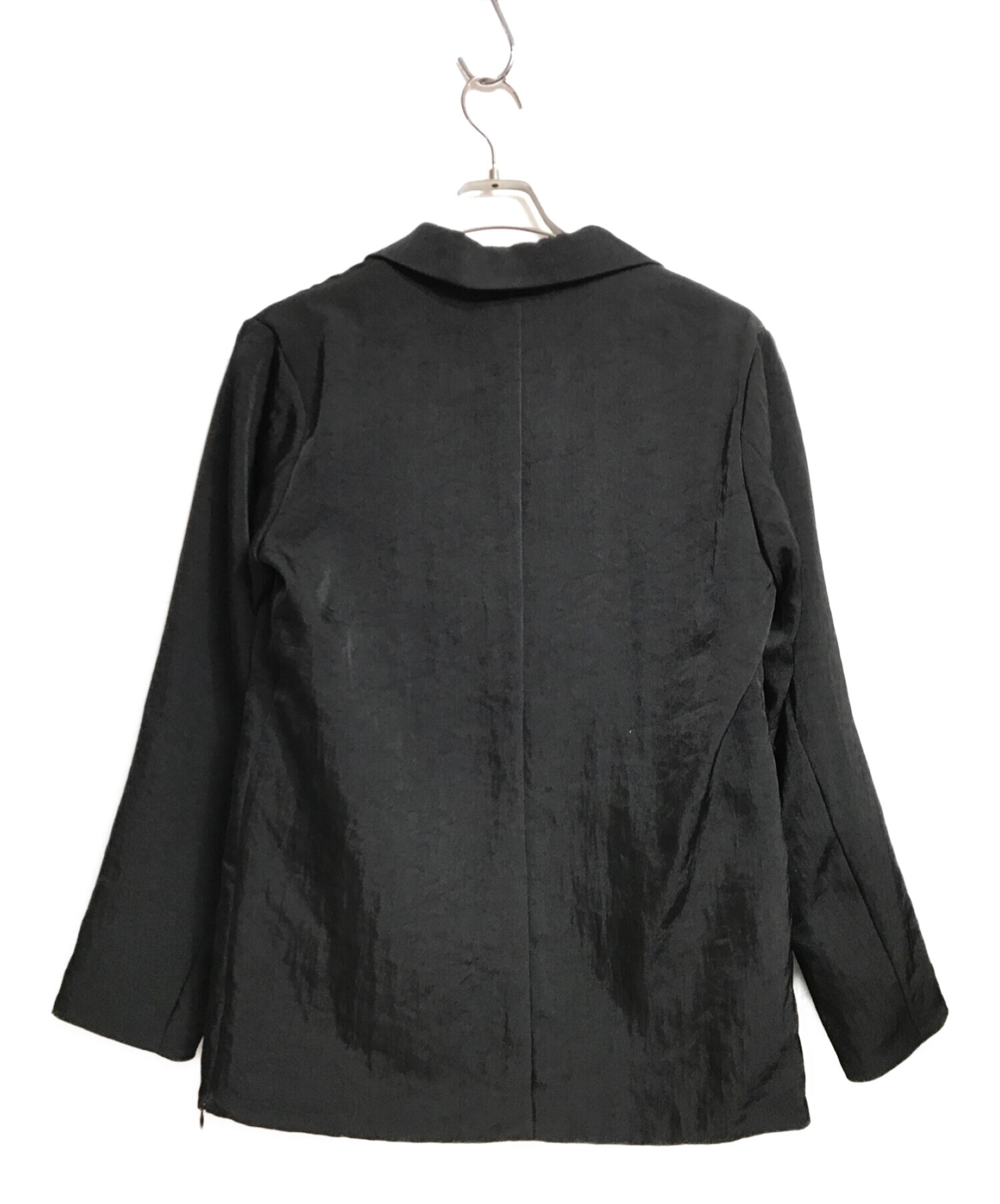 ブラックサイズenof   twill slit jacket サイズM