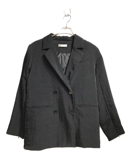 【中古・古着通販】ENOF (イナフ) twill slit jacket ブラック サイズ:M ...