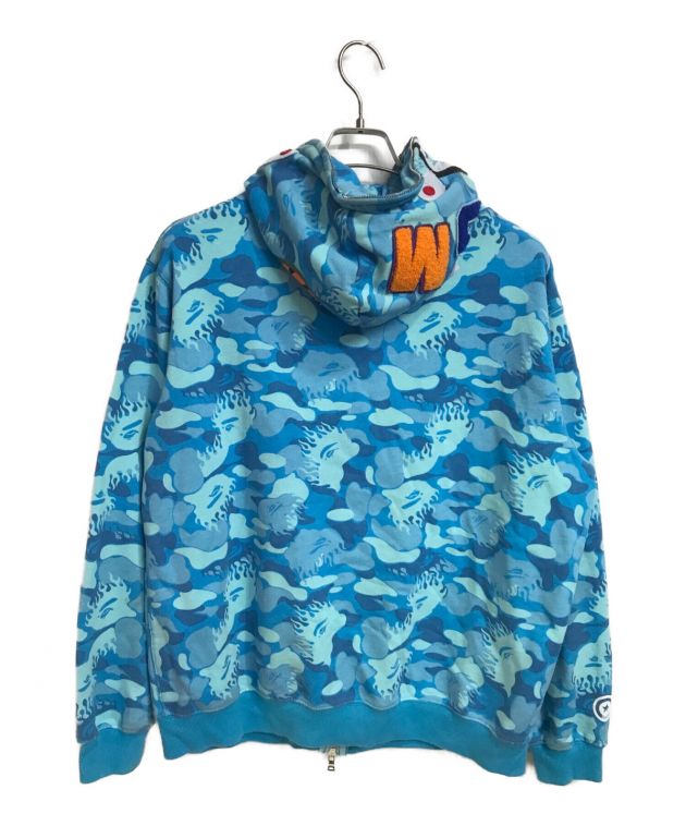 中古・古着通販】A BATHING APE (アベイシングエイプ) シャークパーカー スカイブルー サイズ:-｜ブランド・古着通販  トレファク公式【TREFAC FASHION】スマホサイト