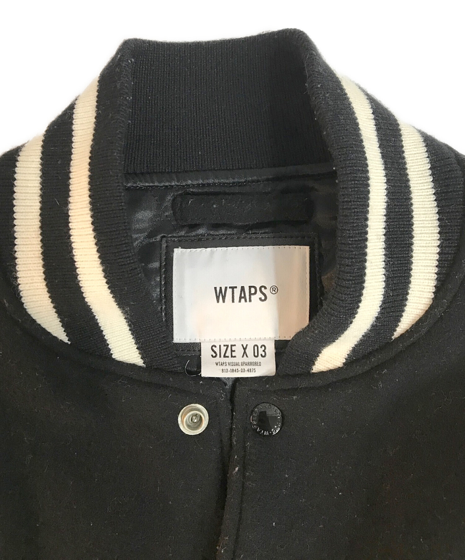 中古・古着通販】WTAPS (ダブルタップス) CLUB JACKET ブラック サイズ