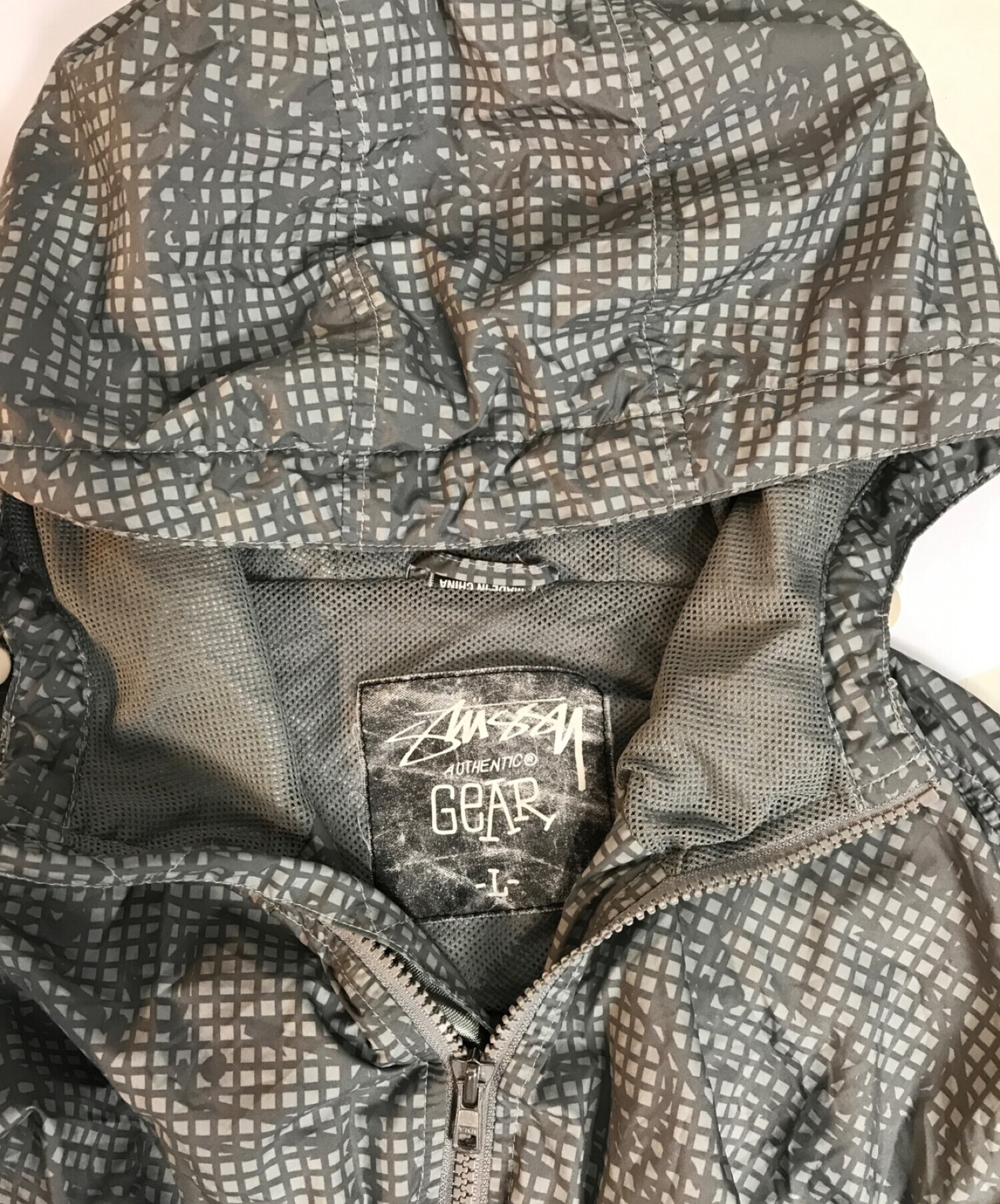 中古・古着通販】stussy (ステューシー) デジカモフーデッドシェル