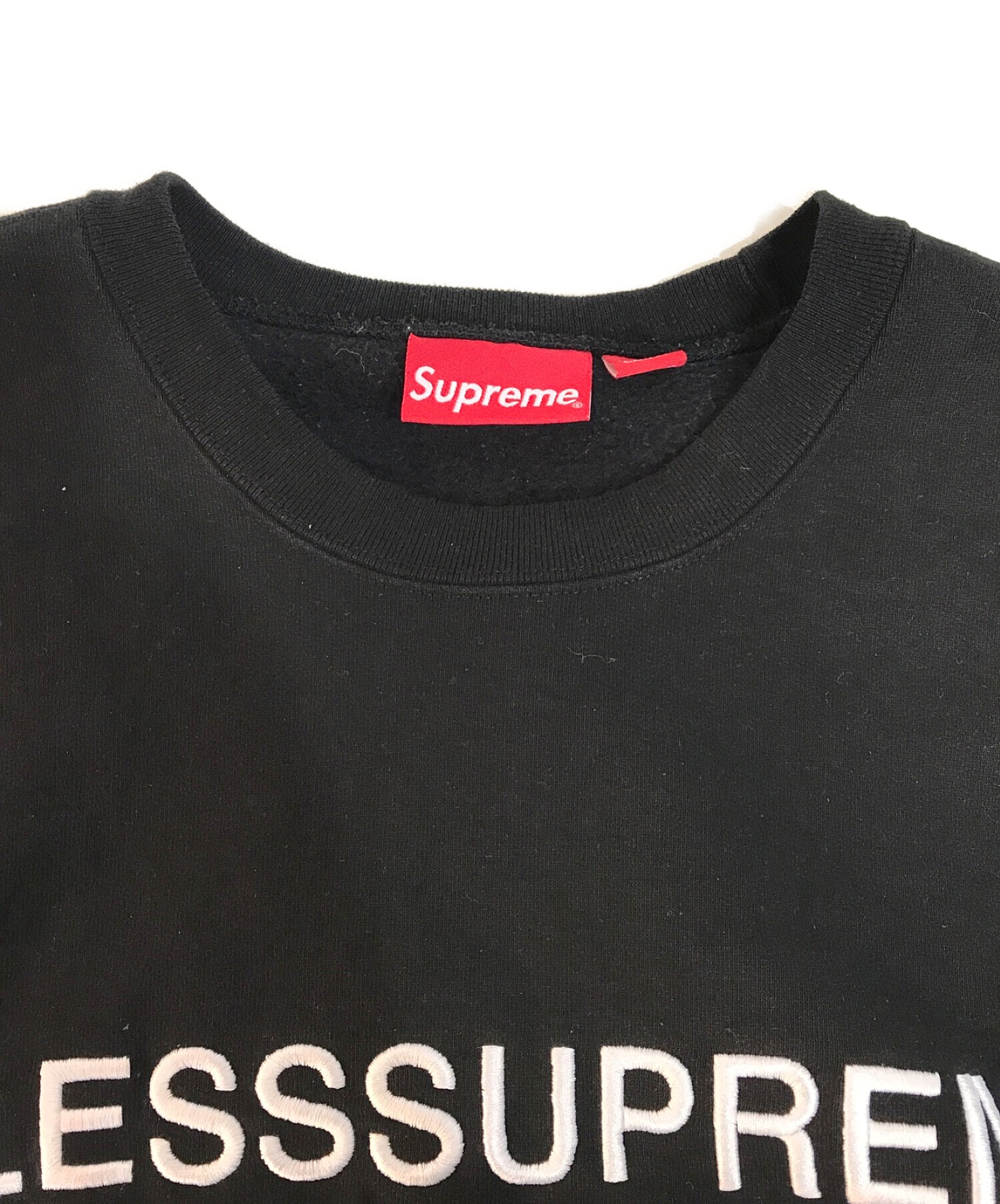 SUPREME (シュプリーム) BLESS (ブレス) BLESS Crewneck ブラック サイズ:L