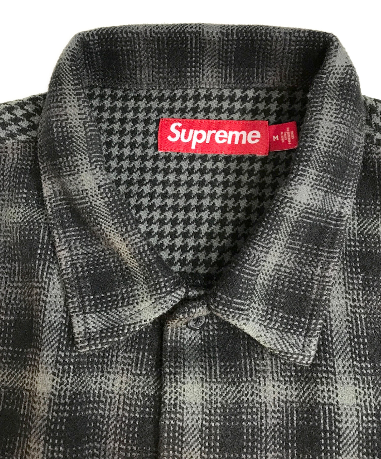 中古・古着通販】SUPREME (シュプリーム) Houndstooth Plaid Flannel