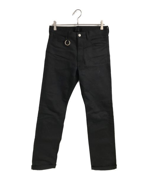 【中古・古着通販】th products (ティーエイチプロダクツ) ROBERT / Straight Denim Pants ブラック  サイズ:1｜ブランド・古着通販 トレファク公式【TREFAC FASHION】スマホサイト