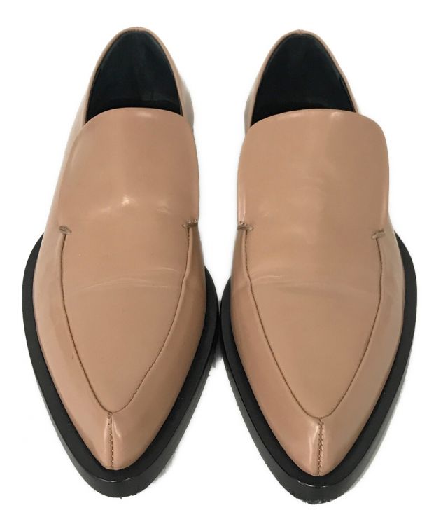 中古・古着通販】JIL SANDER (ジルサンダー) メタルヒール レザーローファー ベージュ サイズ:36｜ブランド・古着通販  トレファク公式【TREFAC FASHION】スマホサイト