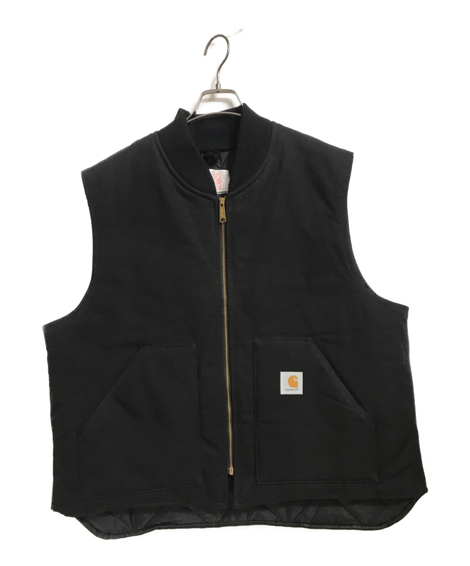 中古・古着通販】CarHartt (カーハート) 中綿ダックベスト ブラック