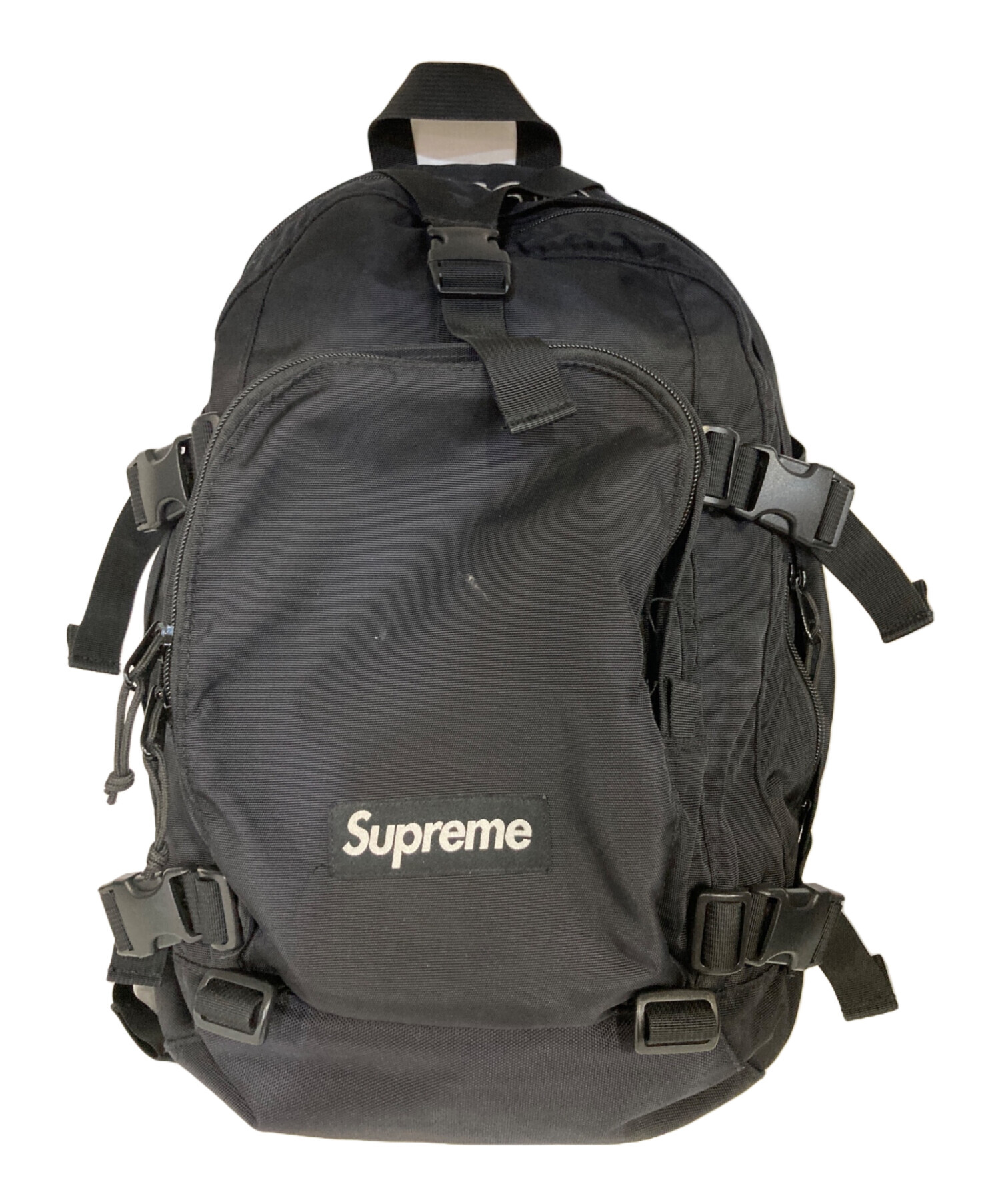 中古・古着通販】SUPREME (シュプリーム) 19AW Cordura Backpack Box Logo ブラック｜ブランド・古着通販  トレファク公式【TREFAC FASHION】スマホサイト