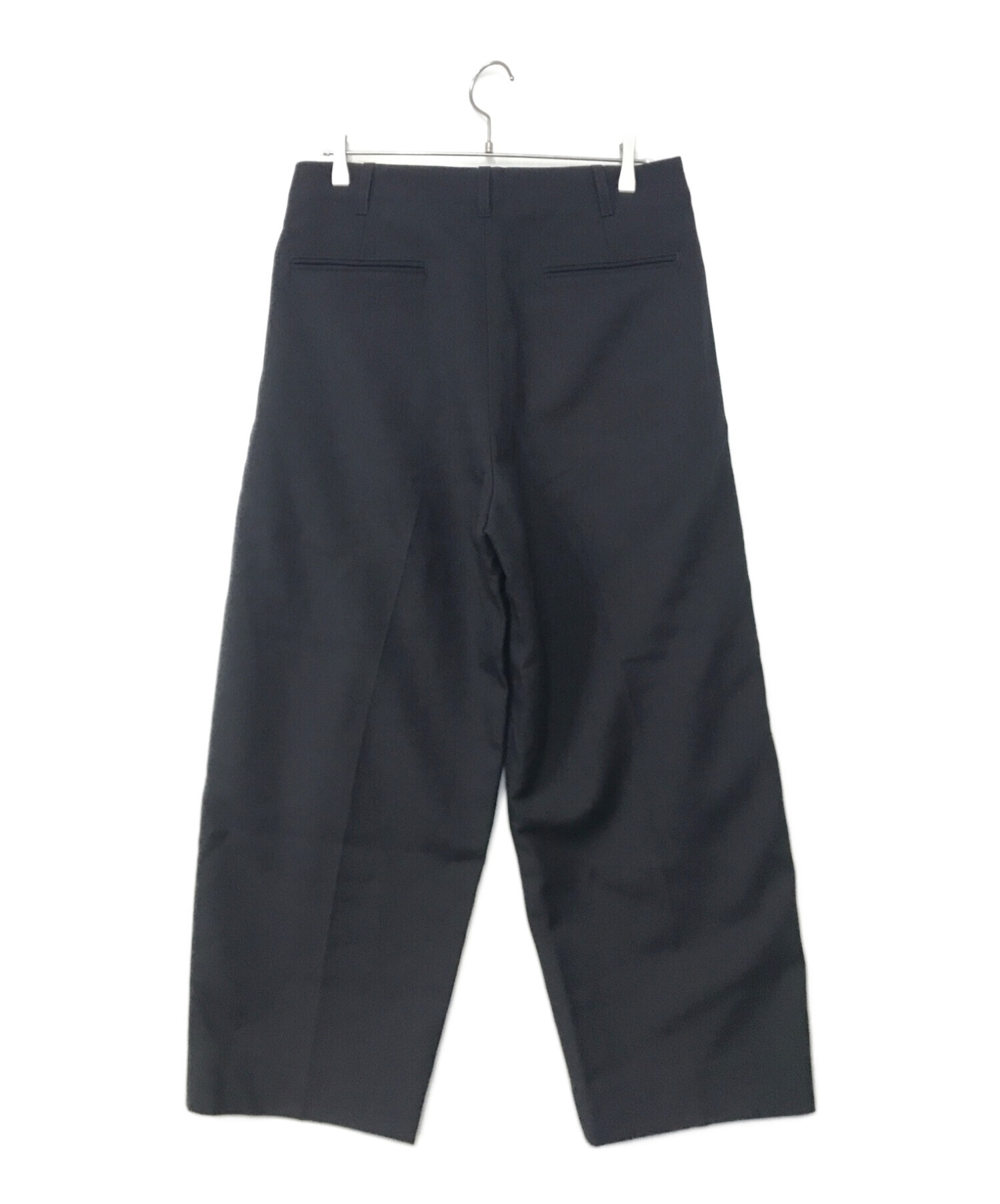 blurhms (ブラームス) Wool Surge Super Wide Slacks ダークネイビー サイズ:3