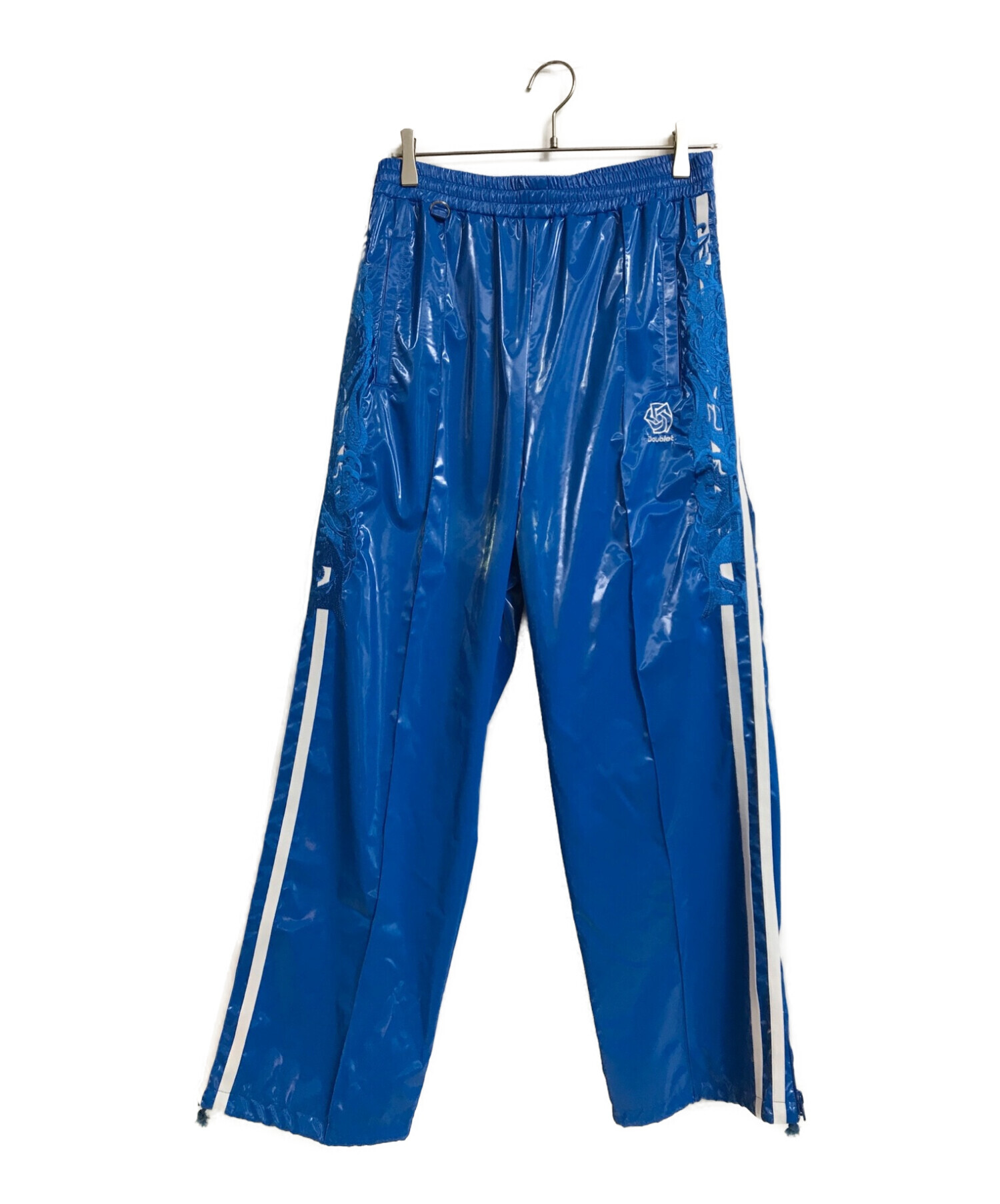 中古・古着通販】doublet (ダブレット) LAMINATE TRACK PANTS ブルー