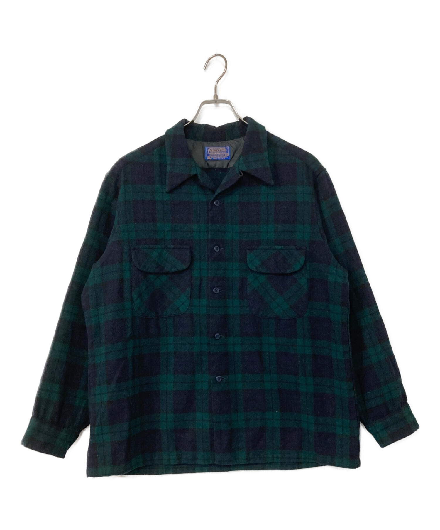 PENDLETON (ペンドルトン) ウールネルシャツ ネイビー サイズ:XL