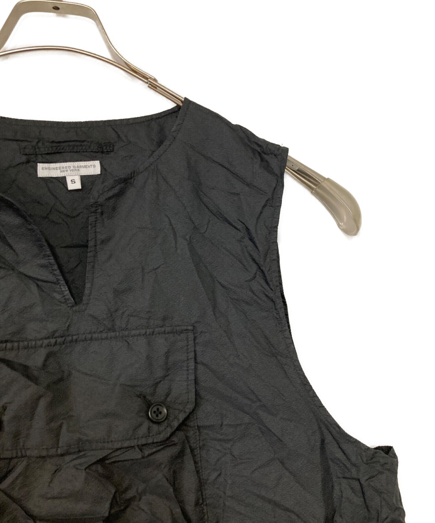 Engineered Garments (エンジニアド ガーメンツ) Cover Vest ブラック サイズ:S