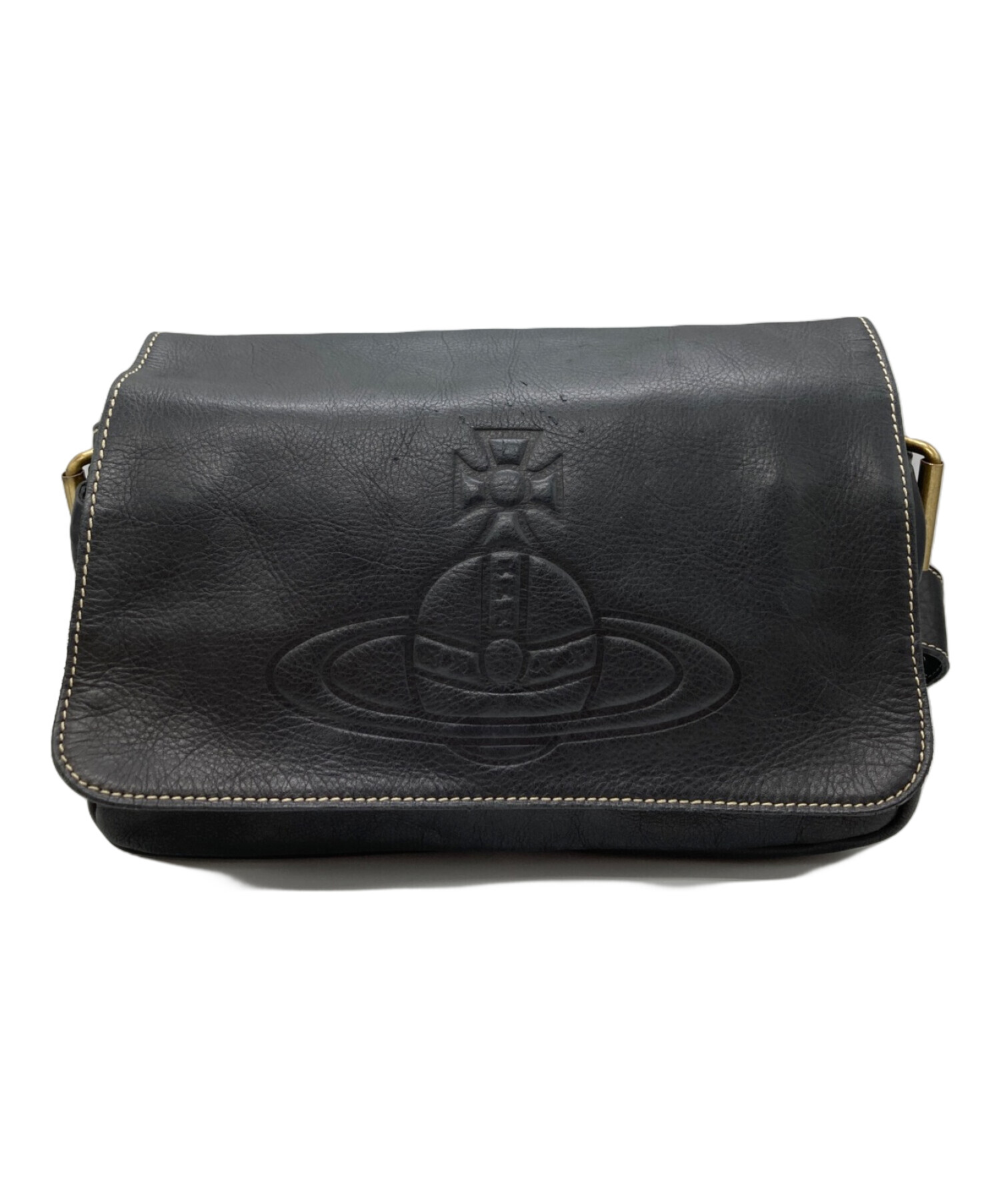 中古・古着通販】Vivienne Westwood (ヴィヴィアンウエストウッド) elite (エリート) オーブレザーショルダーバッグ  サイズ:表記無し｜ブランド・古着通販 トレファク公式【TREFAC FASHION】スマホサイト