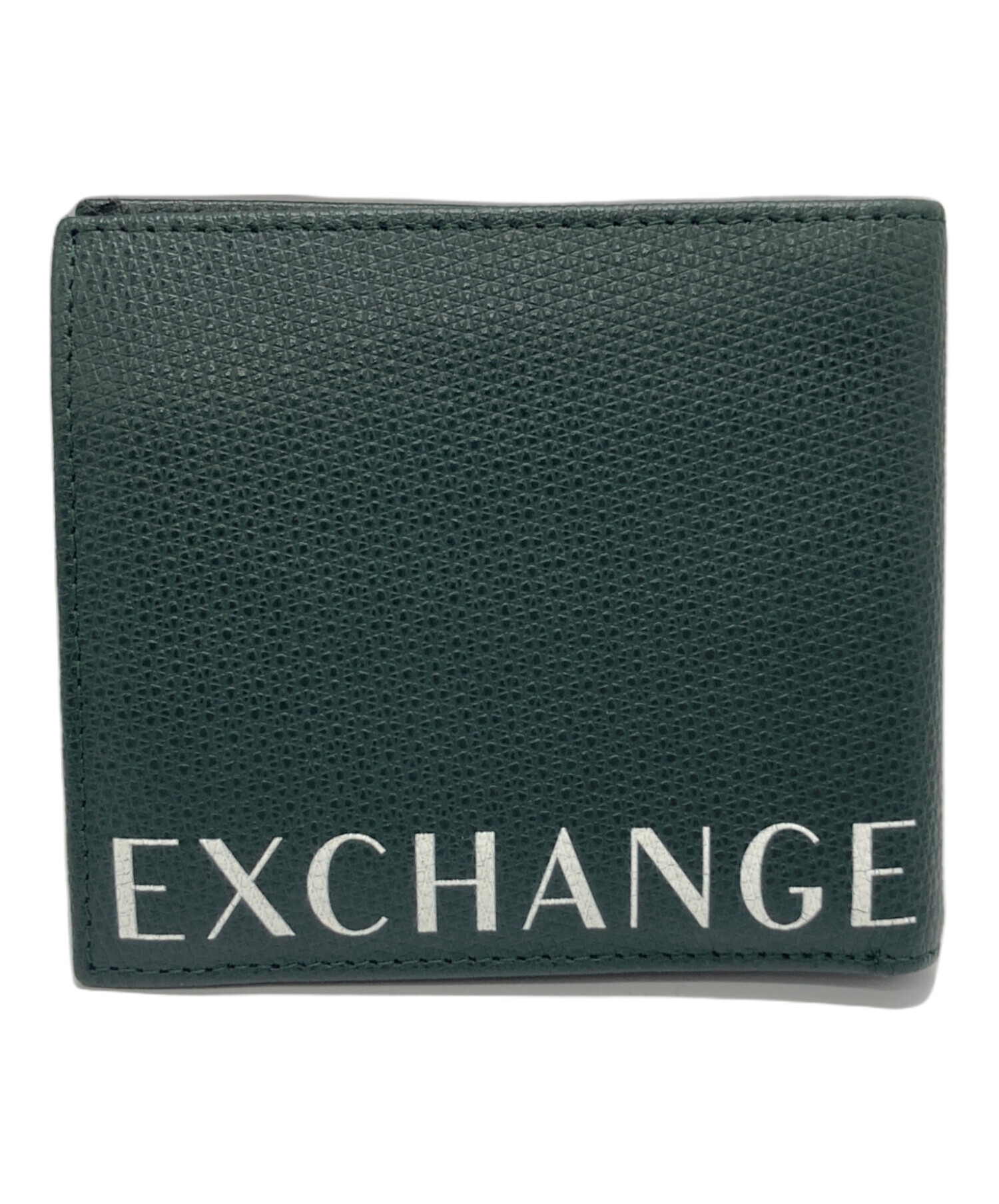 中古・古着通販】ARMANI EXCHANGE (アルマーニ エクスチェンジ) 2つ折り財布 グリーン｜ブランド・古着通販  トレファク公式【TREFAC FASHION】スマホサイト