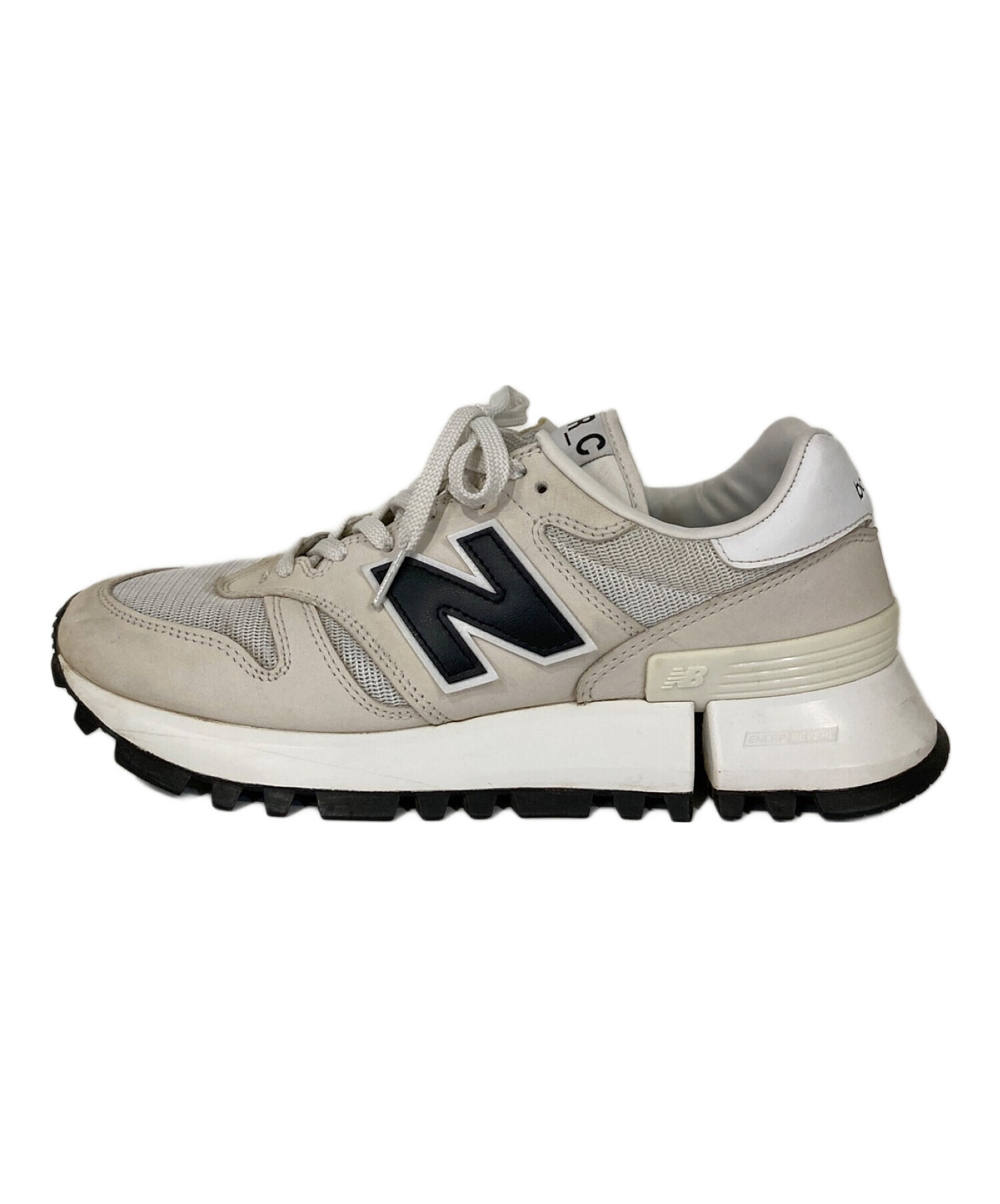 NEW BALANCE (ニューバランス) COMME des GARCONS HOMME (コムデギャルソン オム) スニーカー ベージュ  サイズ:28