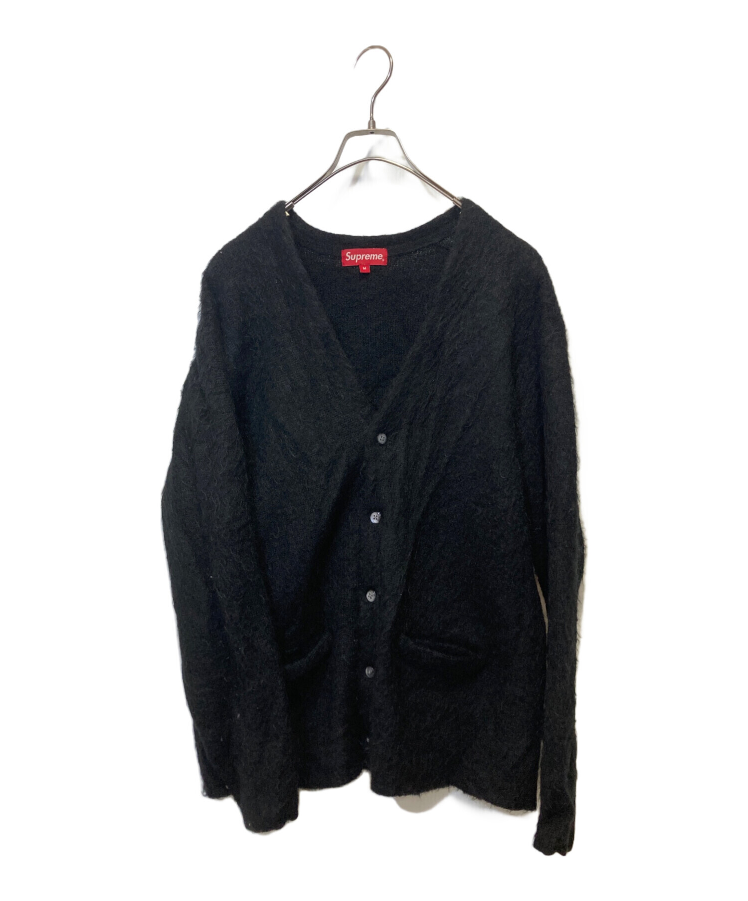 Supreme (シュプリーム) Brushed Mohair Cardigan ブラック サイズ:Ⅿ