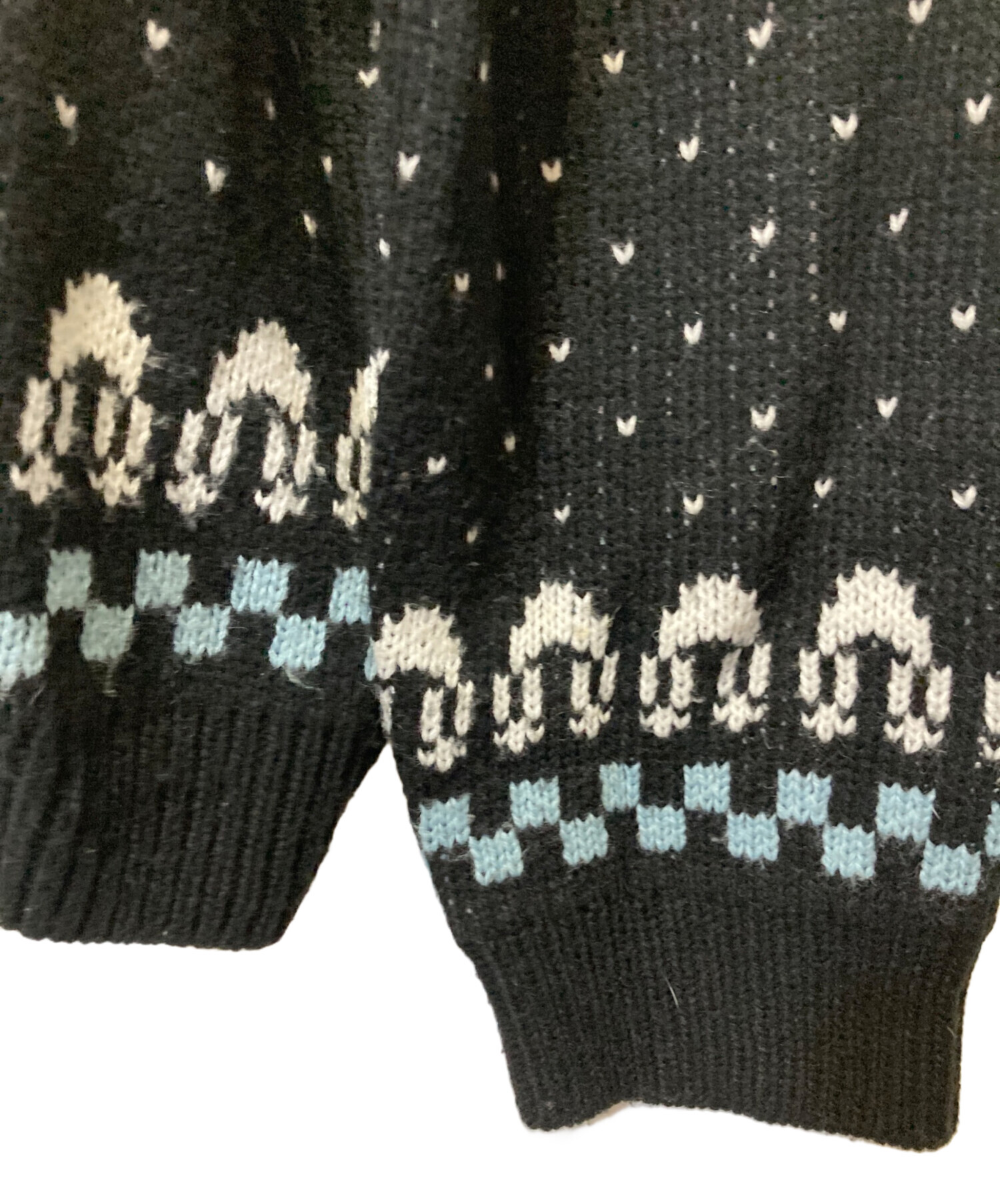 NEIGHBORHOOD (ネイバーフッド) CARIBOU/AW-KNIT.LS ブラック サイズ:XL