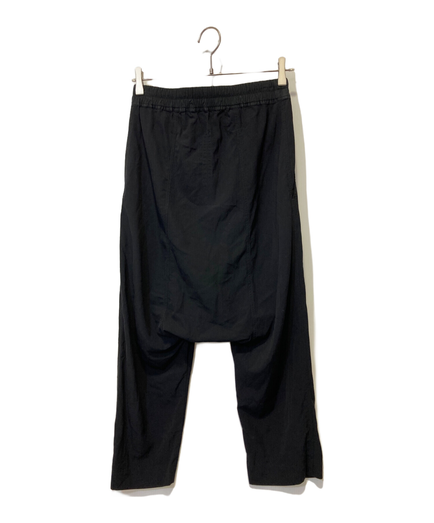 中古・古着通販】RICK OWENS (リックオウエンス) DRAWSTRING CROPPED PANTS ブラック サイズ:IT 38 US  4｜ブランド・古着通販 トレファク公式【TREFAC FASHION】スマホサイト