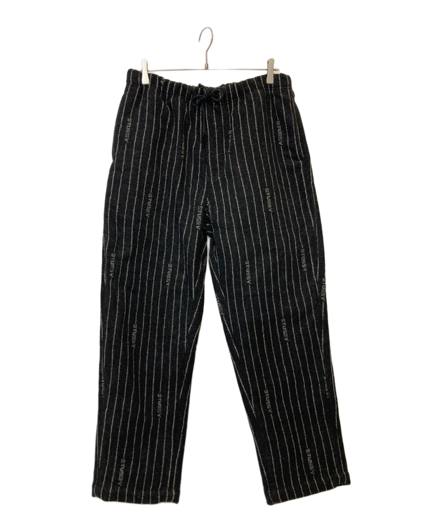 中古・古着通販】NIKE (ナイキ) stussy (ステューシー) Stripe Wool Pant ブラック サイズ:Ⅿ｜ブランド・古着通販  トレファク公式【TREFAC FASHION】スマホサイト