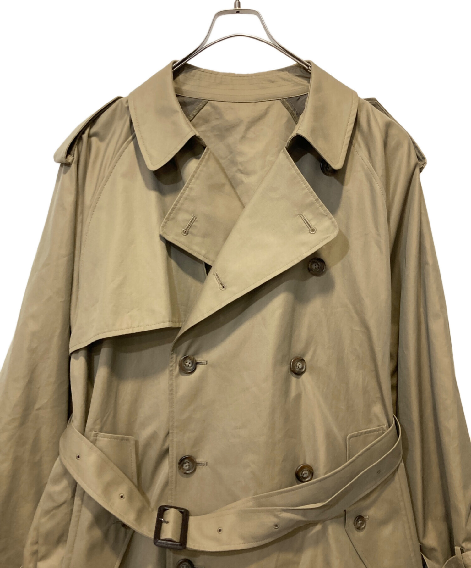 中古・古着通販】stein (シュタイン) OVERSIZED TRENCH COAT ブラウン サイズ:Ⅿ｜ブランド・古着通販  トレファク公式【TREFAC FASHION】スマホサイト