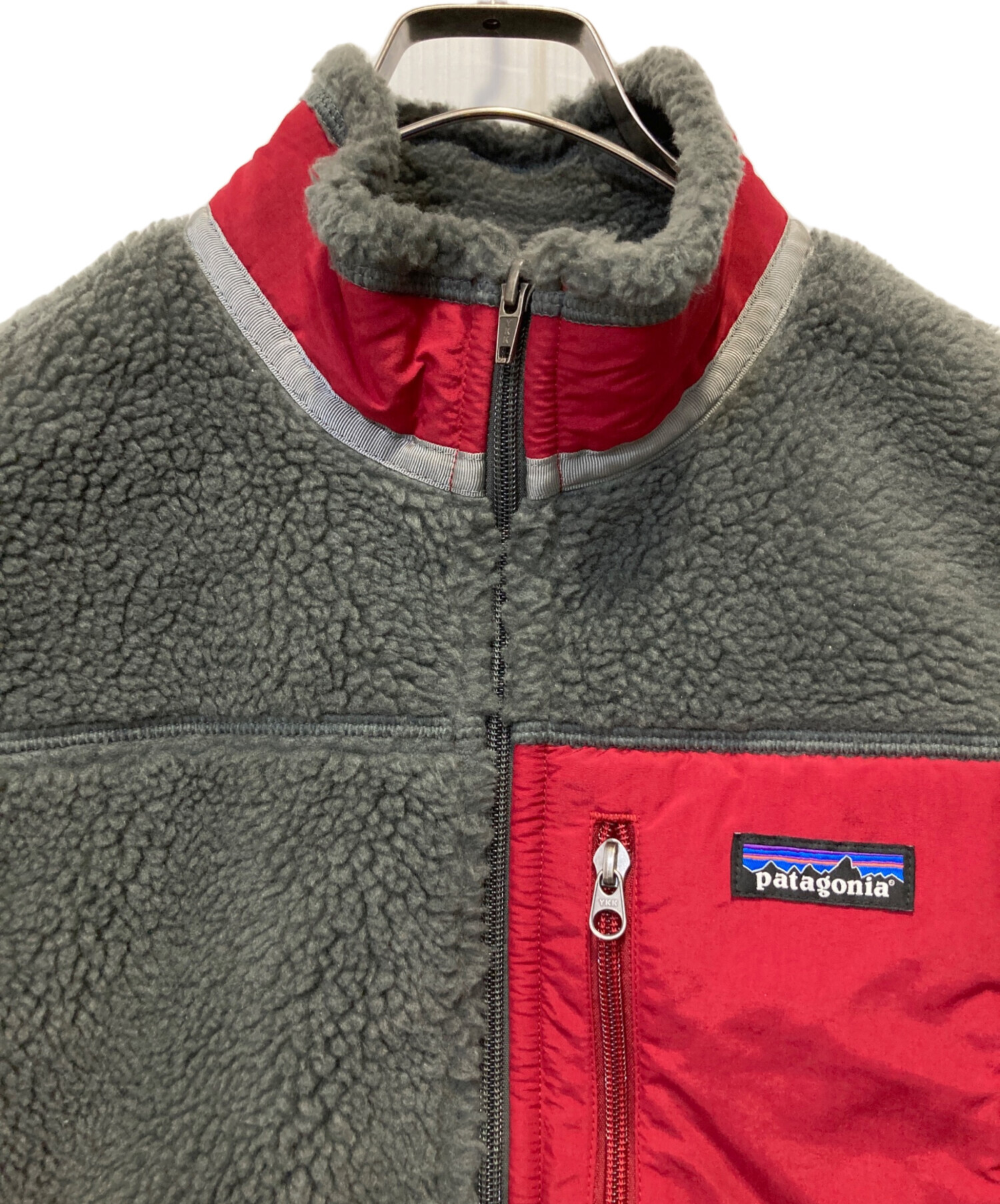 中古・古着通販】Patagonia (パタゴニア) クラシックレトロX グレー×レッド サイズ:Ⅿ｜ブランド・古着通販 トレファク公式【TREFAC  FASHION】スマホサイト