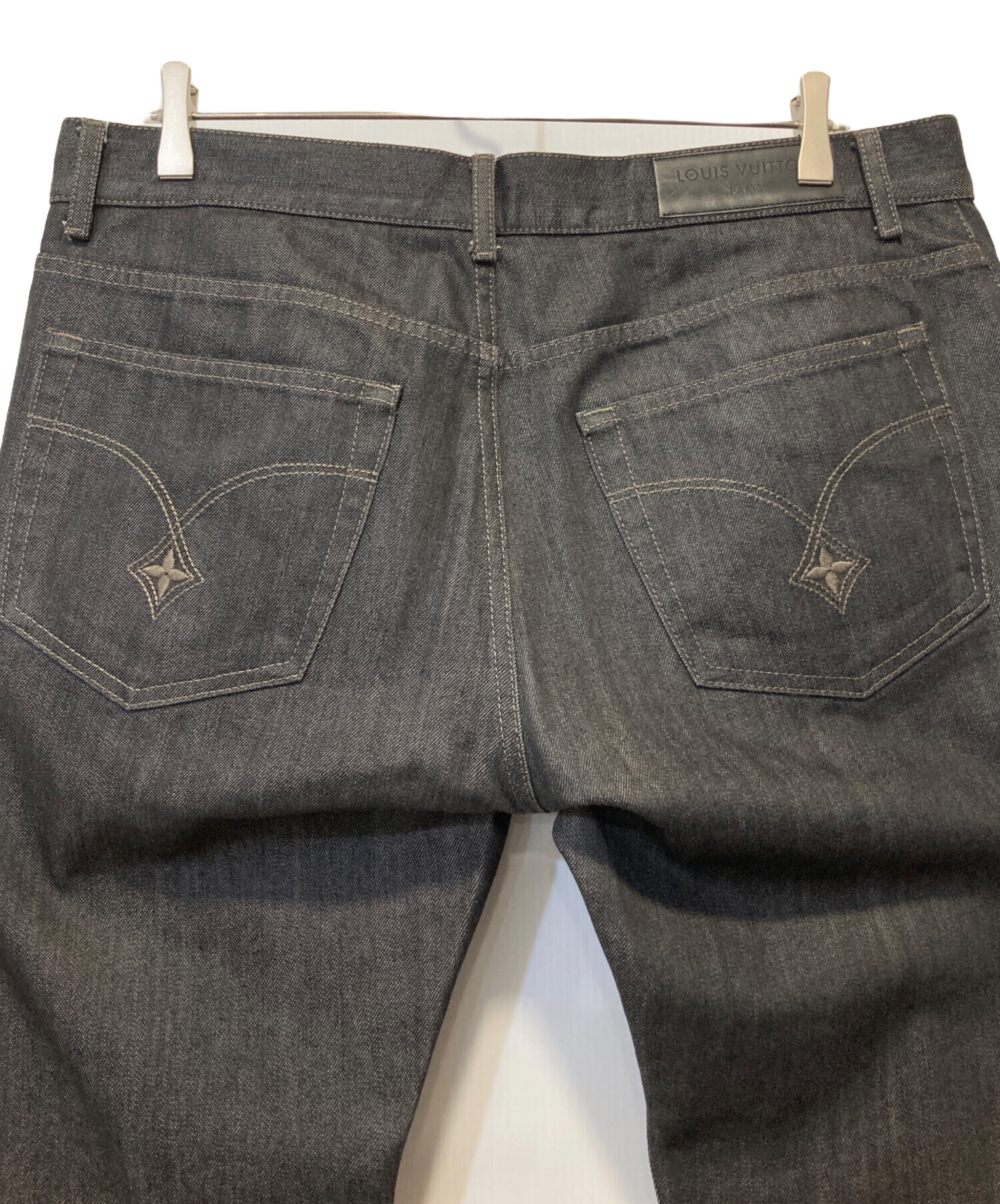 中古・古着通販】LOUIS VUITTON (ルイ ヴィトン) ブラックパンツ ブラック サイズ:46｜ブランド・古着通販  トレファク公式【TREFAC FASHION】スマホサイト