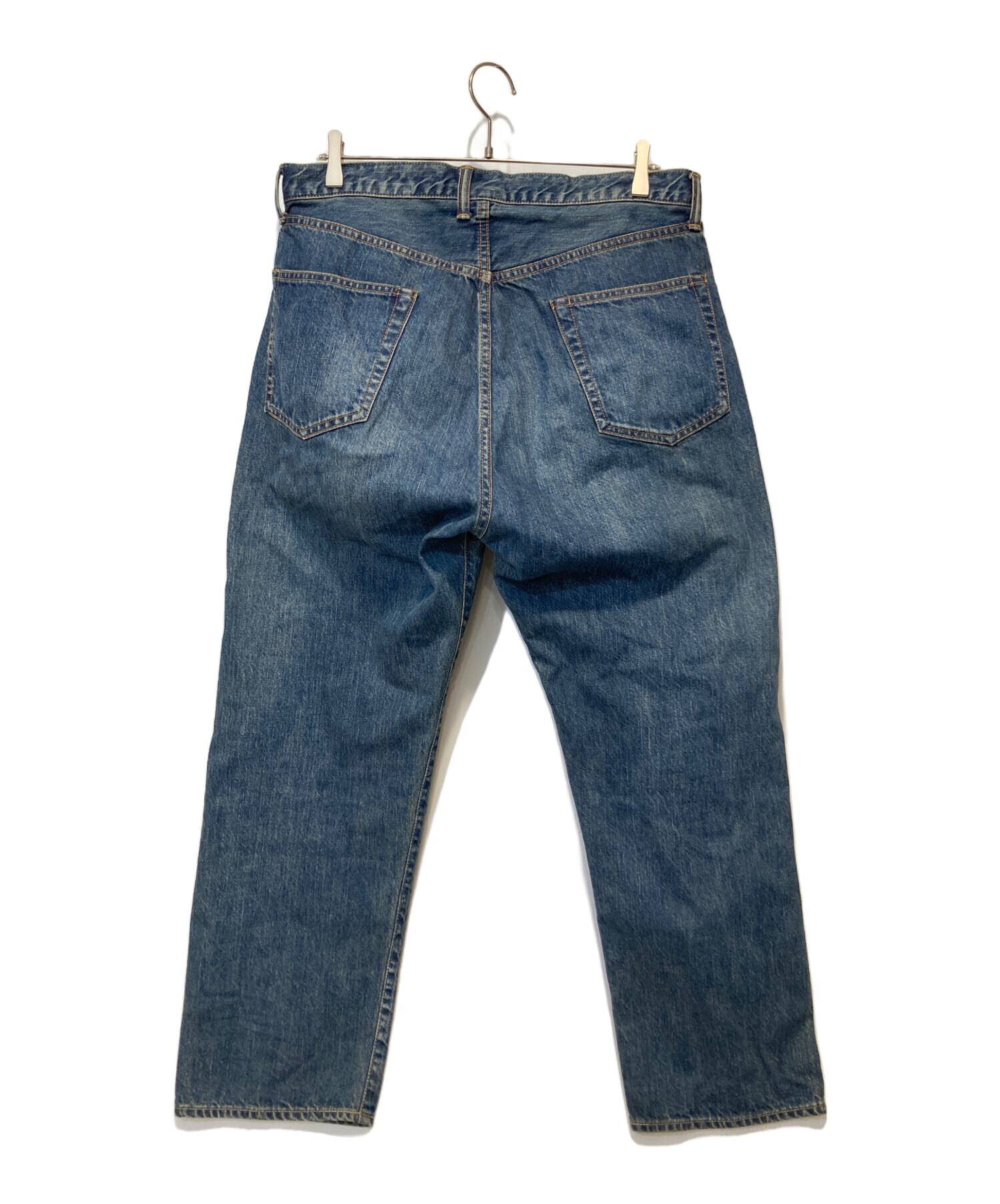 A.PRESSE (アプレッセ) Washed Denim Wide Pants インディゴ サイズ:34