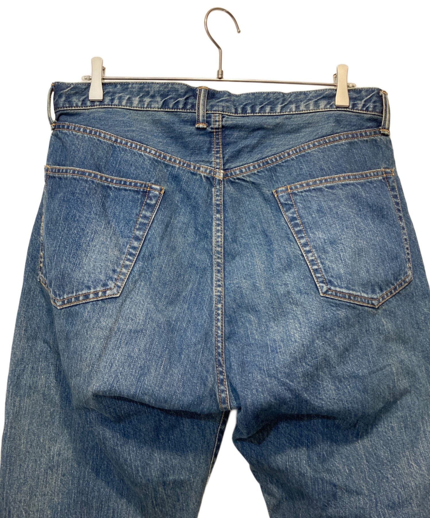 A.PRESSE (アプレッセ) Washed Denim Wide Pants インディゴ サイズ:34