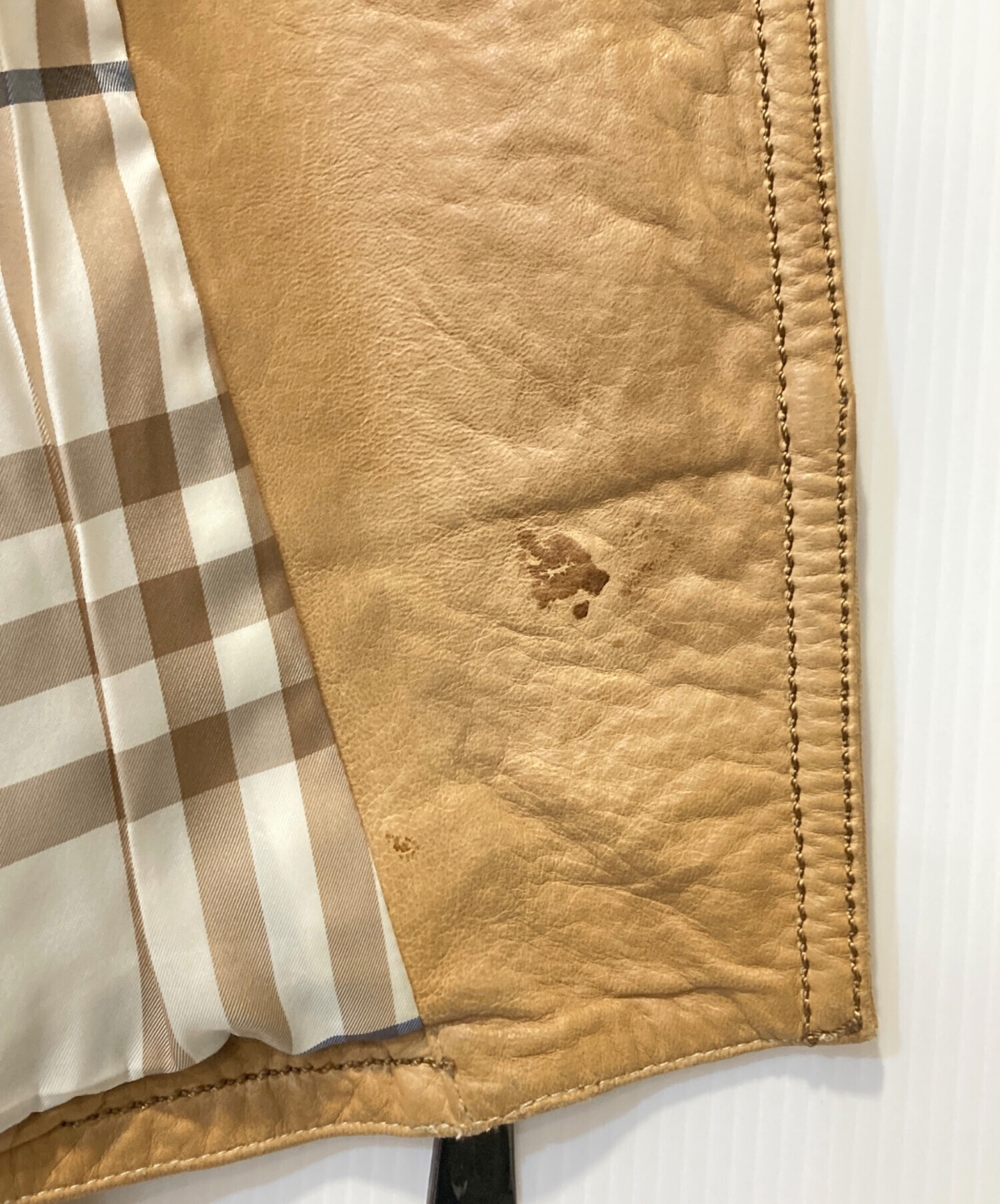 中古・古着通販】BURBERRY BLUE LABEL (バーバリーブルーレーベル) ライダースジャケット ブラウン サイズ:38｜ブランド・古着通販  トレファク公式【TREFAC FASHION】スマホサイト