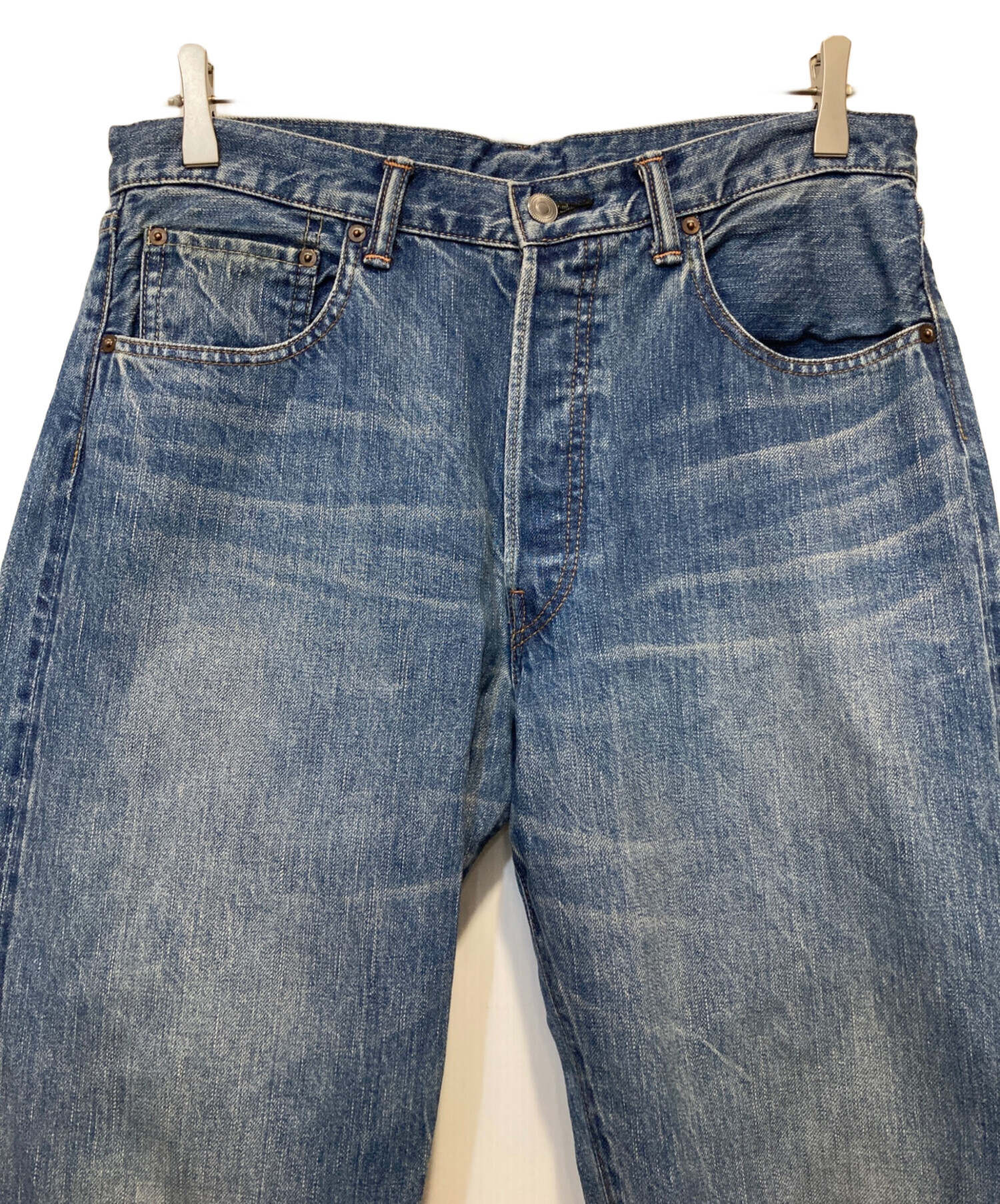 A.PRESSE (アプレッセ) Washed Denim Pants インディゴ サイズ:32/27