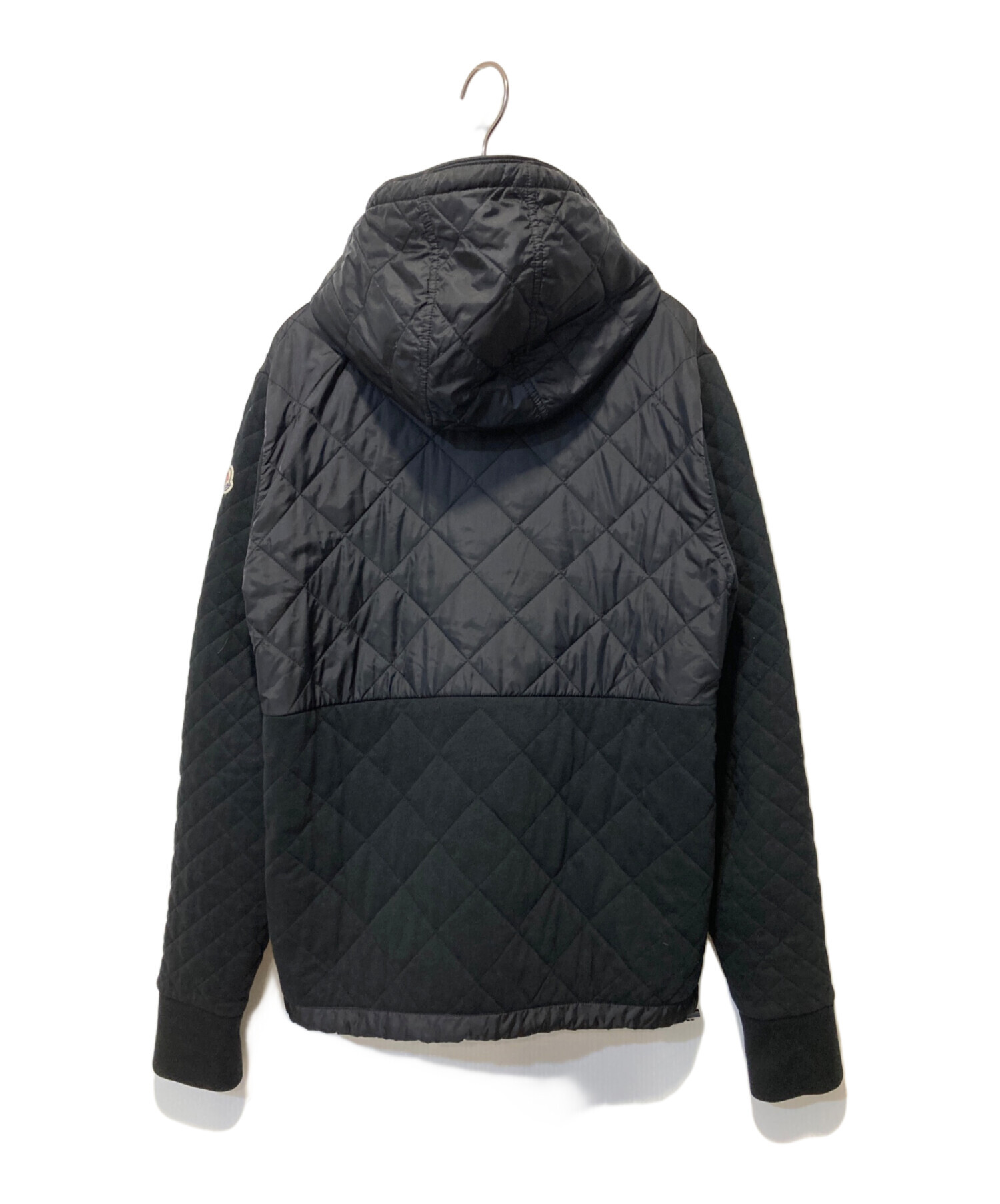 中古・古着通販】MONCLER (モンクレール) キルティングジップパーカー ブラック サイズ:S｜ブランド・古着通販 トレファク公式【TREFAC  FASHION】スマホサイト