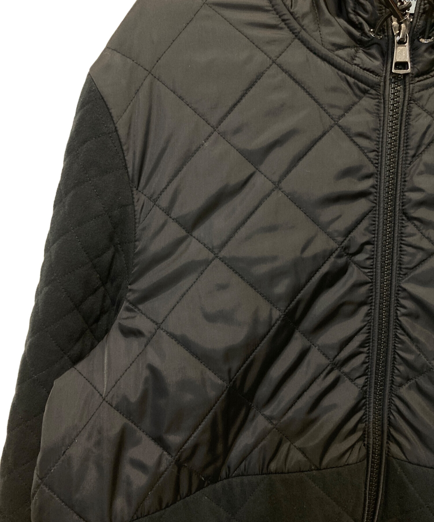 中古・古着通販】MONCLER (モンクレール) キルティングジップパーカー ブラック サイズ:S｜ブランド・古着通販 トレファク公式【TREFAC  FASHION】スマホサイト