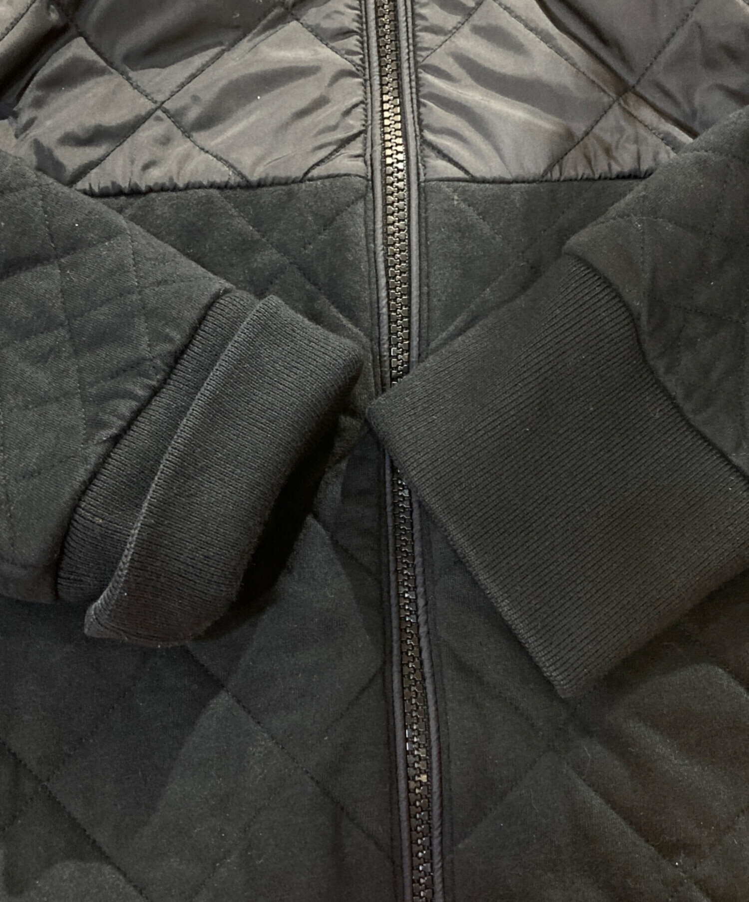 中古・古着通販】MONCLER (モンクレール) キルティングジップパーカー ブラック サイズ:S｜ブランド・古着通販 トレファク公式【TREFAC  FASHION】スマホサイト