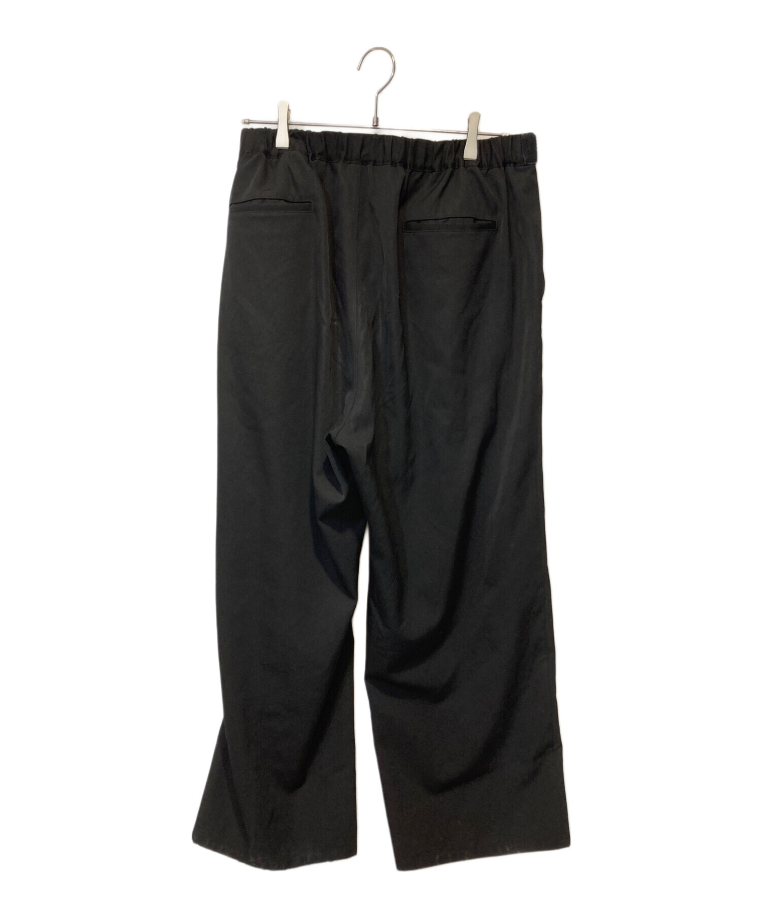 中古・古着通販】Graphpaper (グラフペーパー) SCALE OFF WOOL WIDE CHEF PANTS ブラック  サイズ:FREE｜ブランド・古着通販 トレファク公式【TREFAC FASHION】スマホサイト