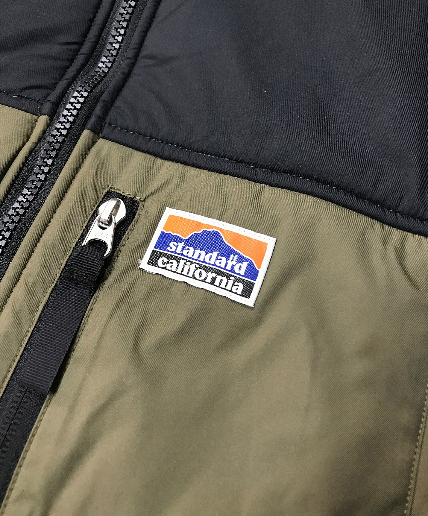 STANDARD CALIFORNIA (スタンダードカリフォルニア) SD Stretch Reversible Puff Parka  ブラウン×カーキ サイズ:XL