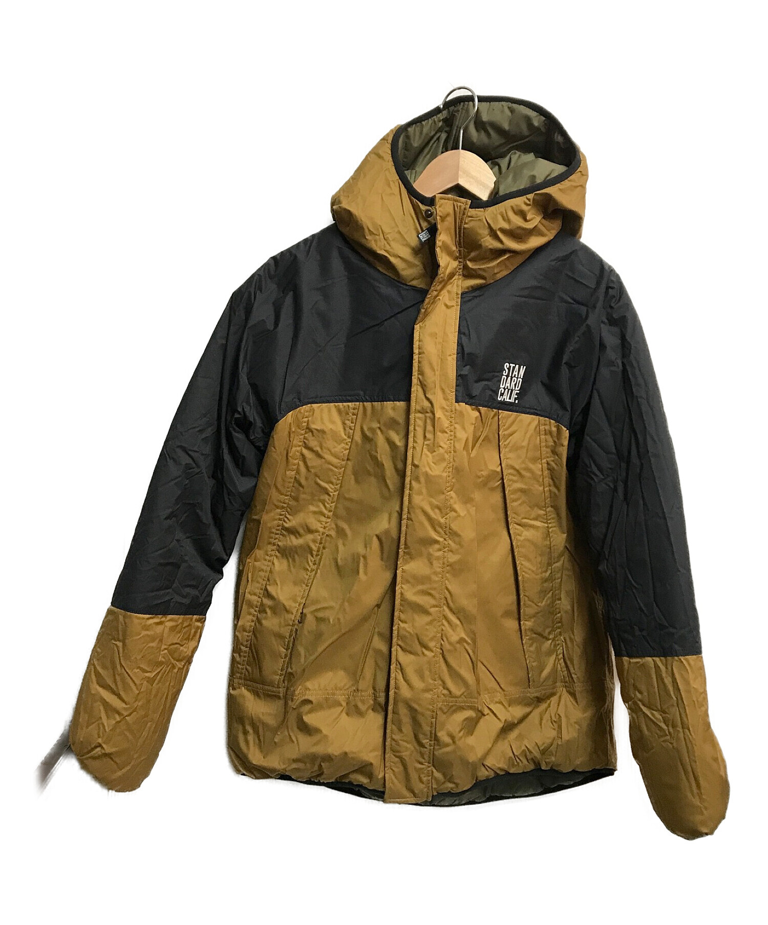 STANDARD CALIFORNIA (スタンダードカリフォルニア) SD Stretch Reversible Puff Parka  ブラウン×カーキ サイズ:XL